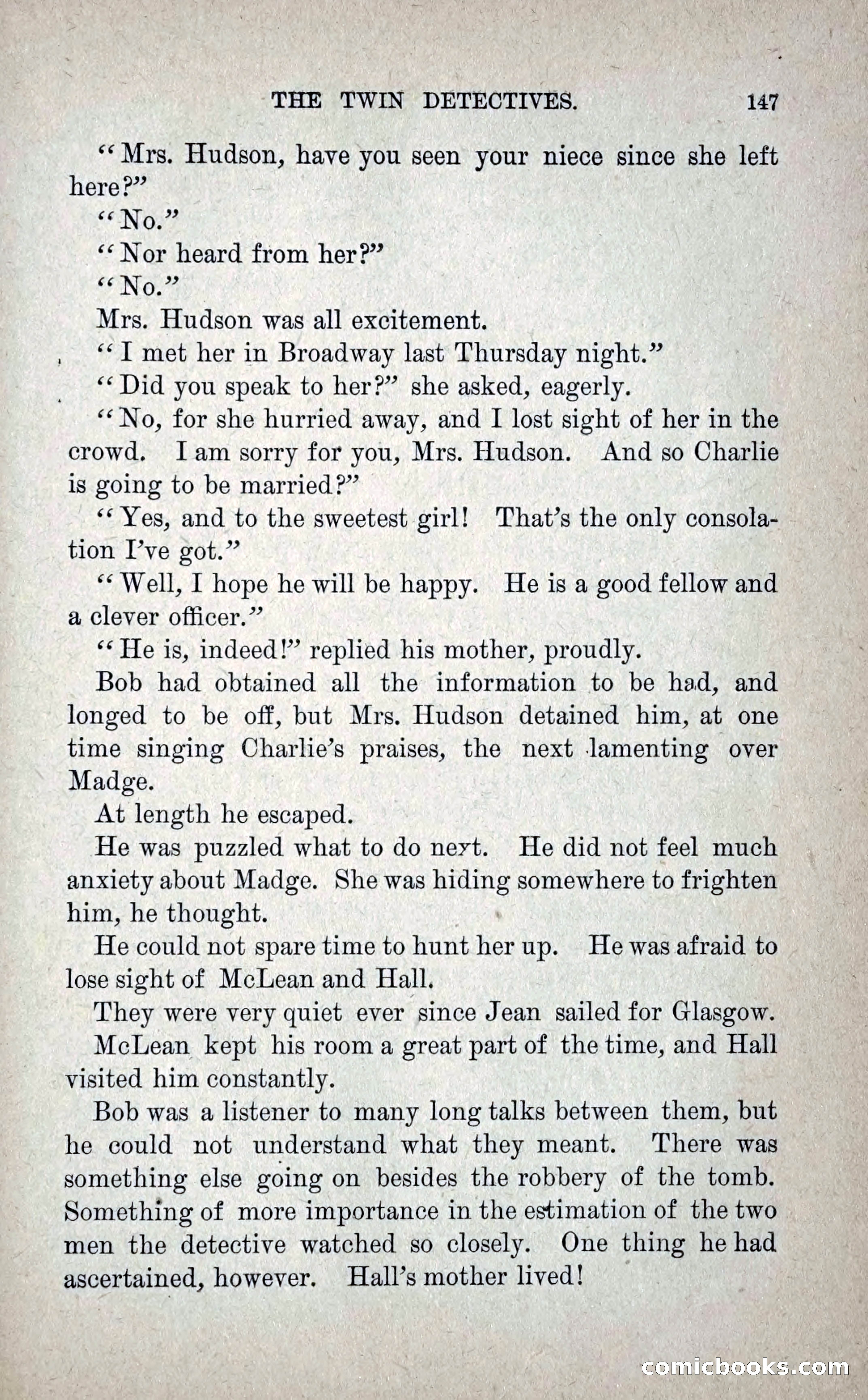 The Twin Detectives; or, The Robbers of the Tomb — page 156 of 235
