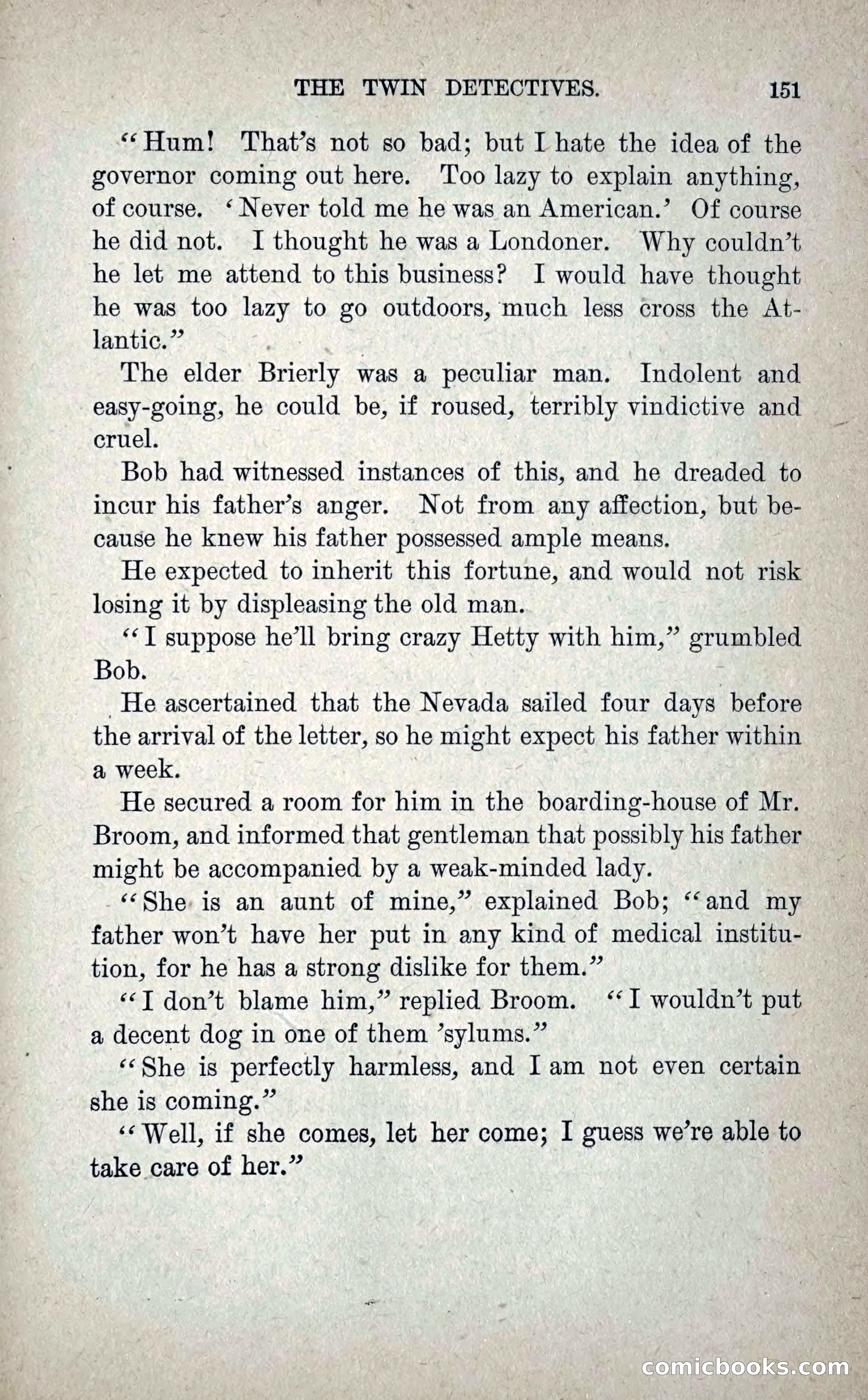 The Twin Detectives; or, The Robbers of the Tomb — page 160 of 235