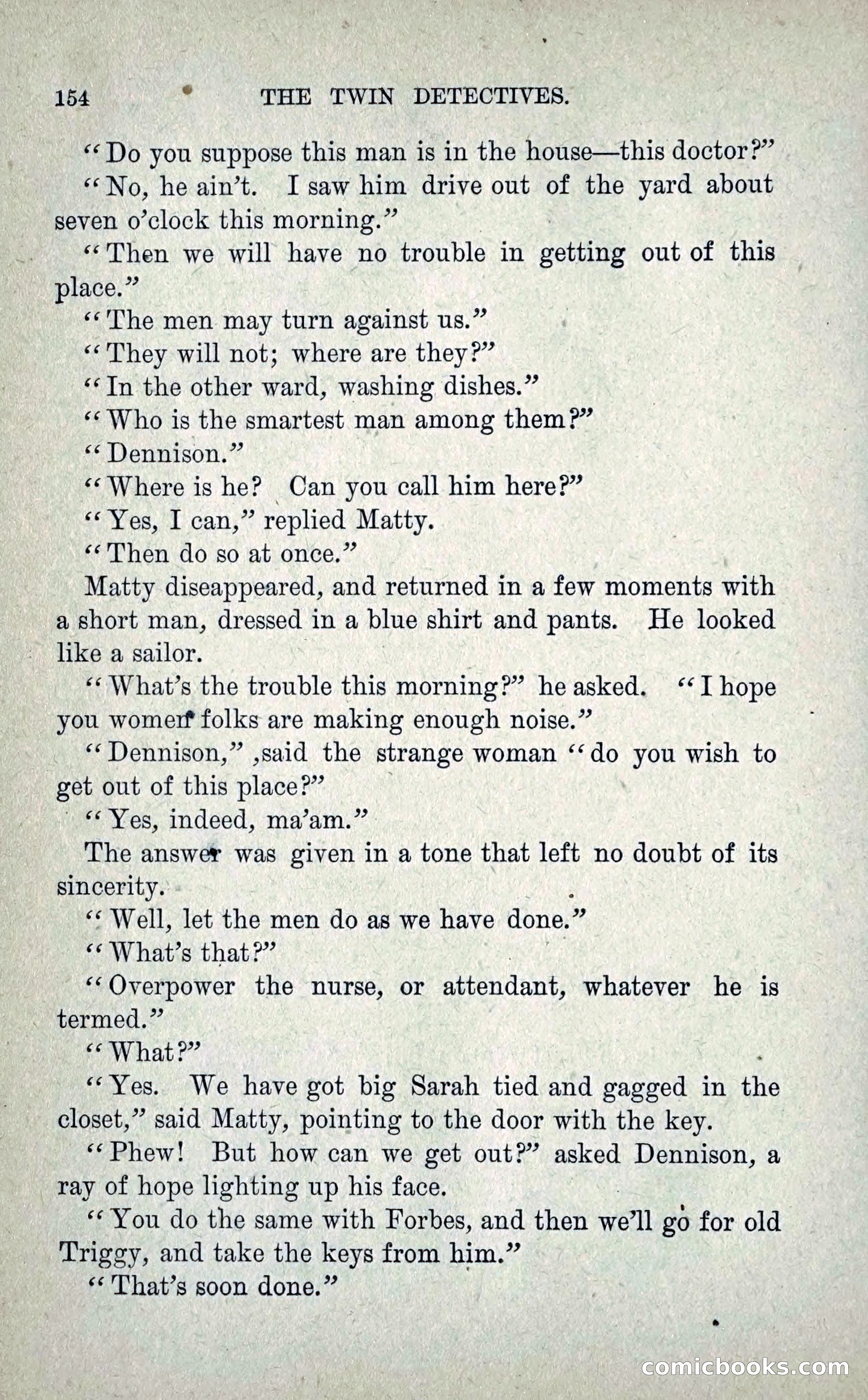 The Twin Detectives; or, The Robbers of the Tomb — page 163 of 235