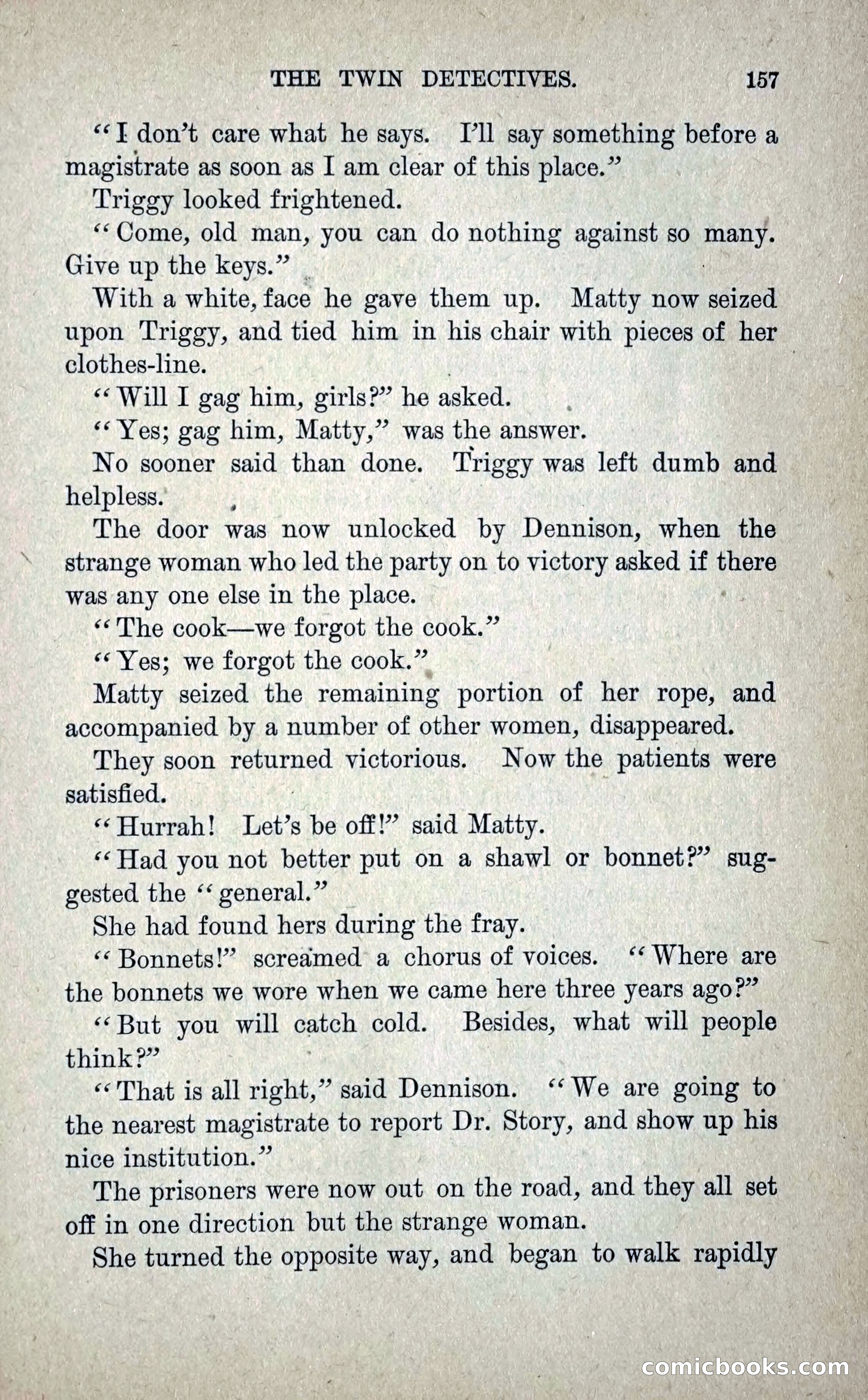 The Twin Detectives; or, The Robbers of the Tomb — page 166 of 235