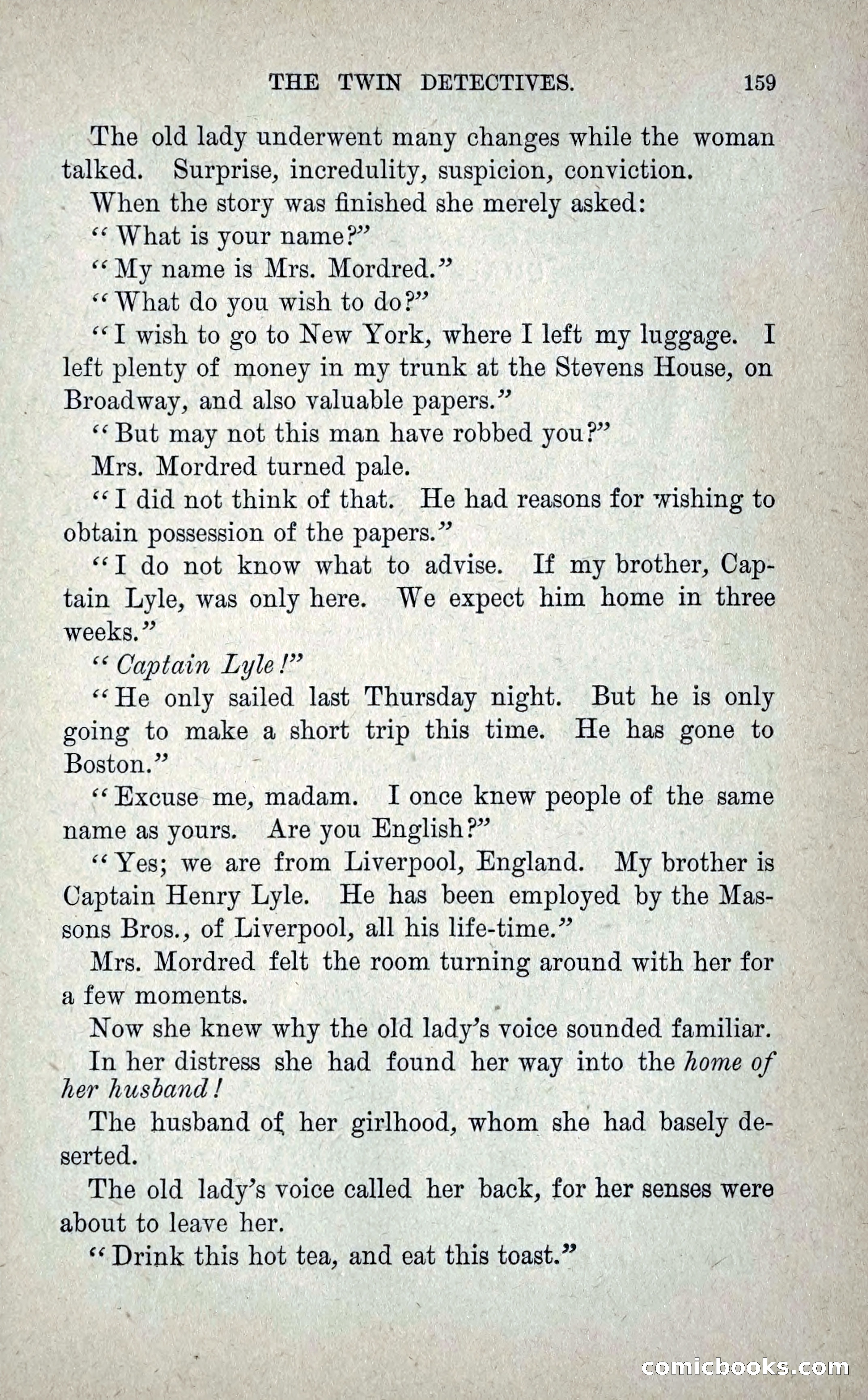 The Twin Detectives; or, The Robbers of the Tomb — page 168 of 235