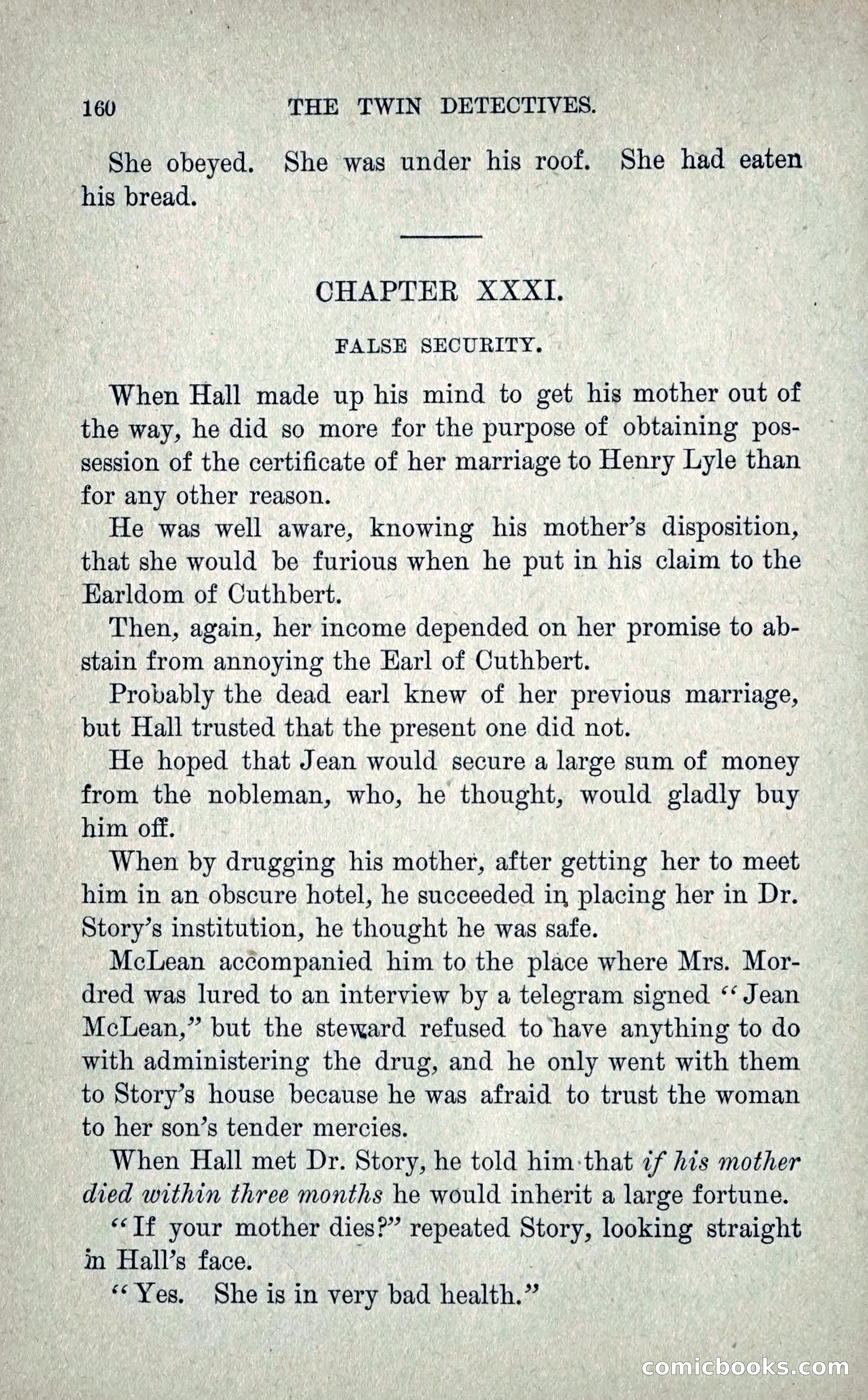The Twin Detectives; or, The Robbers of the Tomb — page 169 of 235