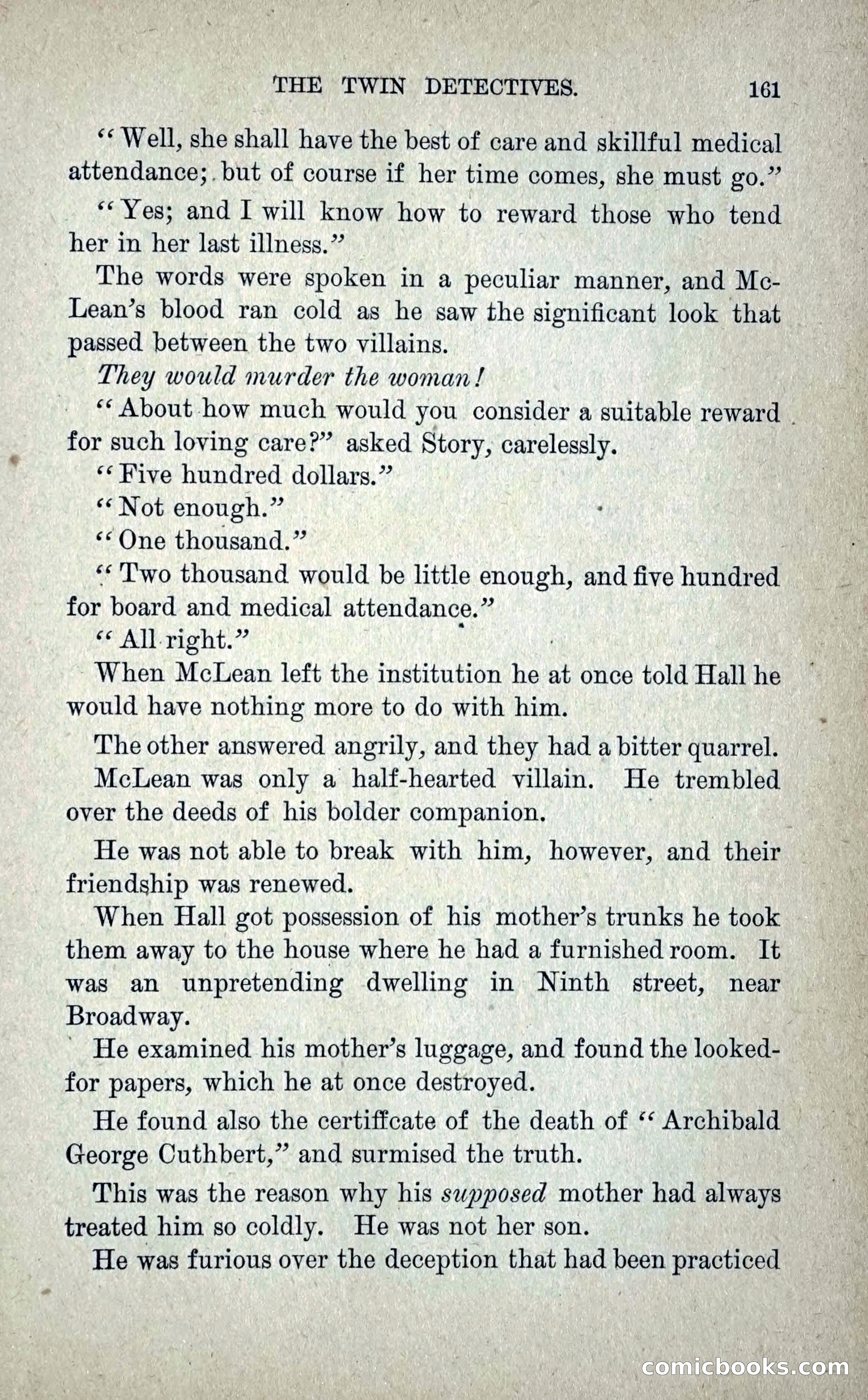 The Twin Detectives; or, The Robbers of the Tomb — page 170 of 235