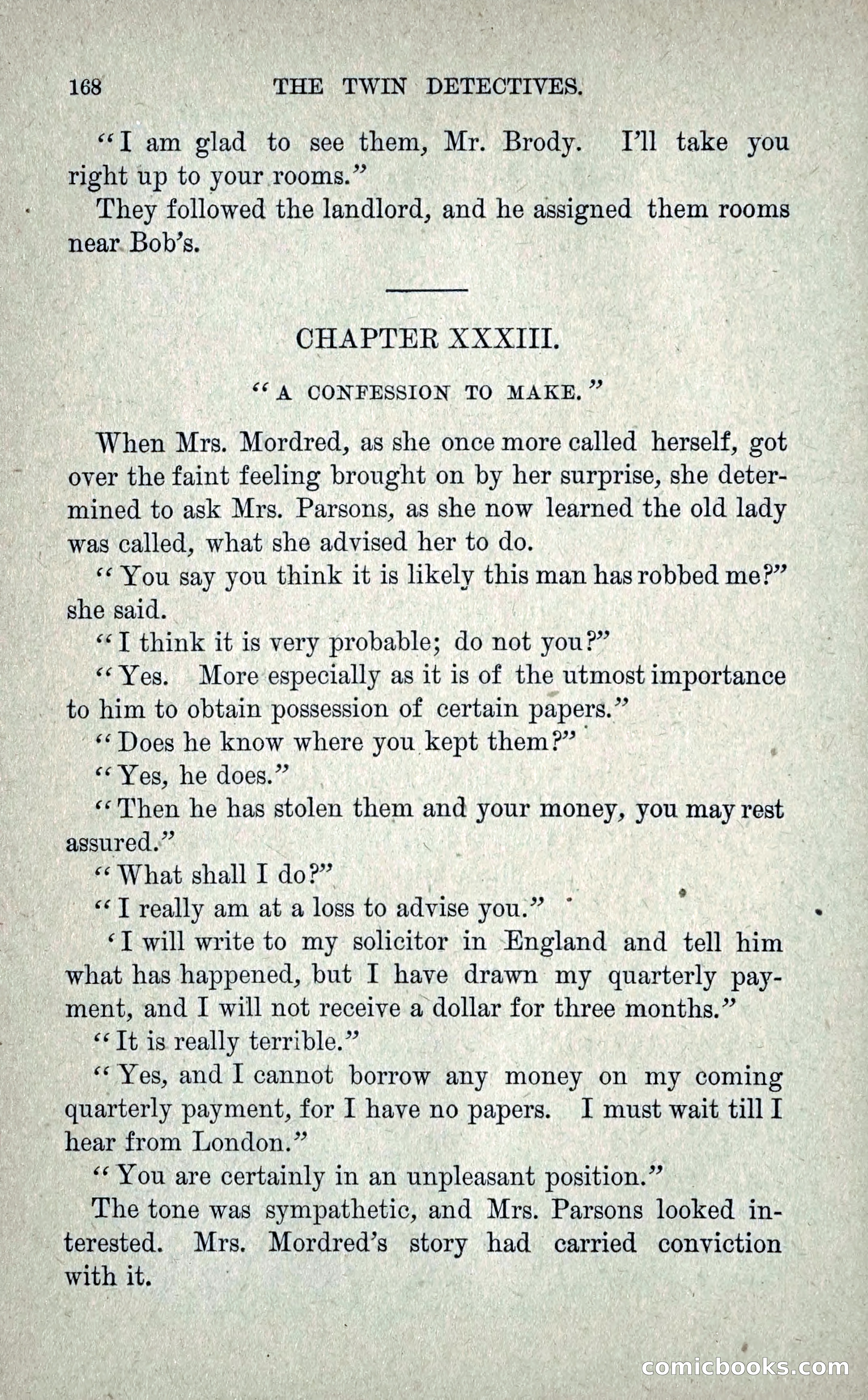 The Twin Detectives; or, The Robbers of the Tomb — page 177 of 235