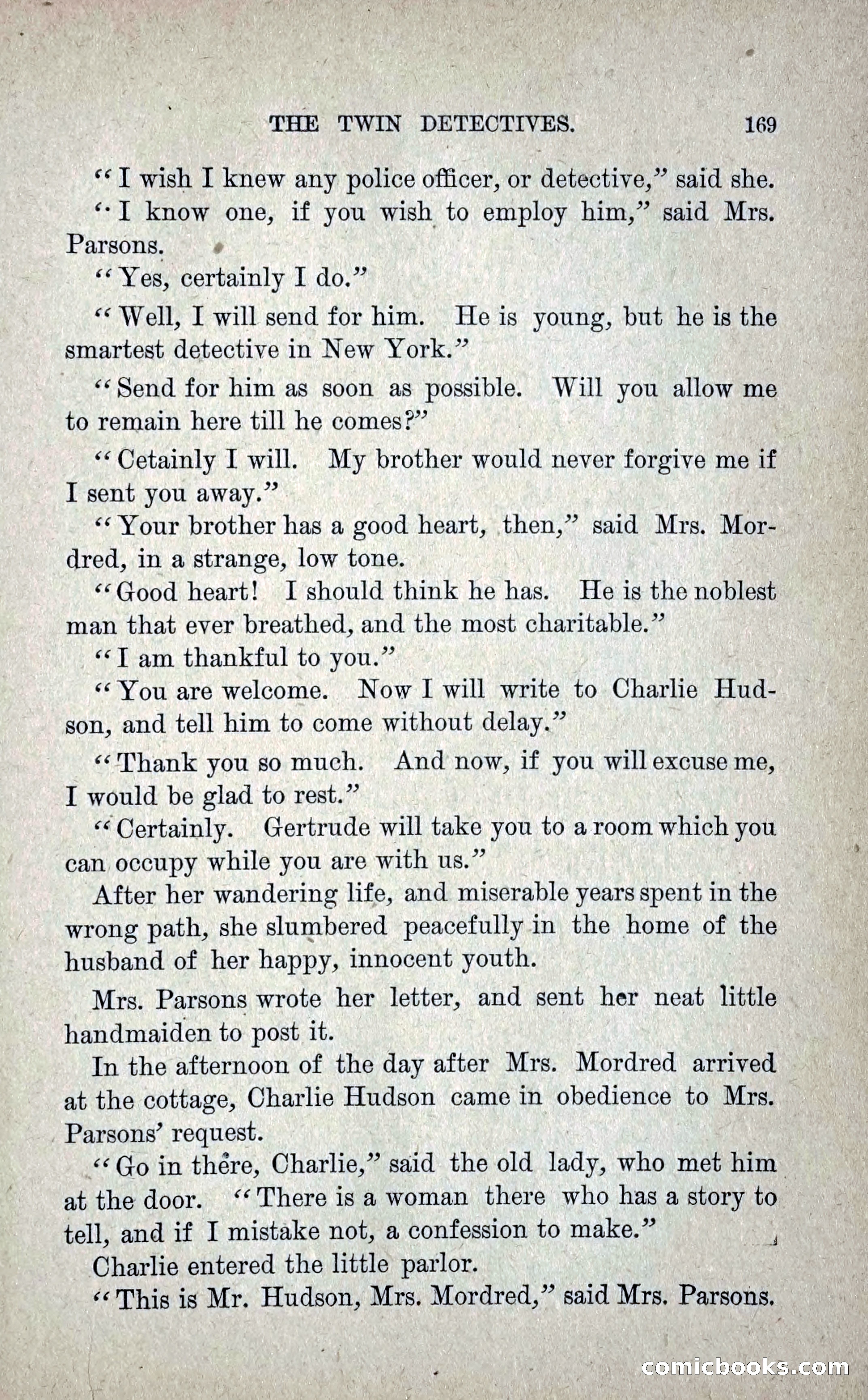 The Twin Detectives; or, The Robbers of the Tomb — page 178 of 235