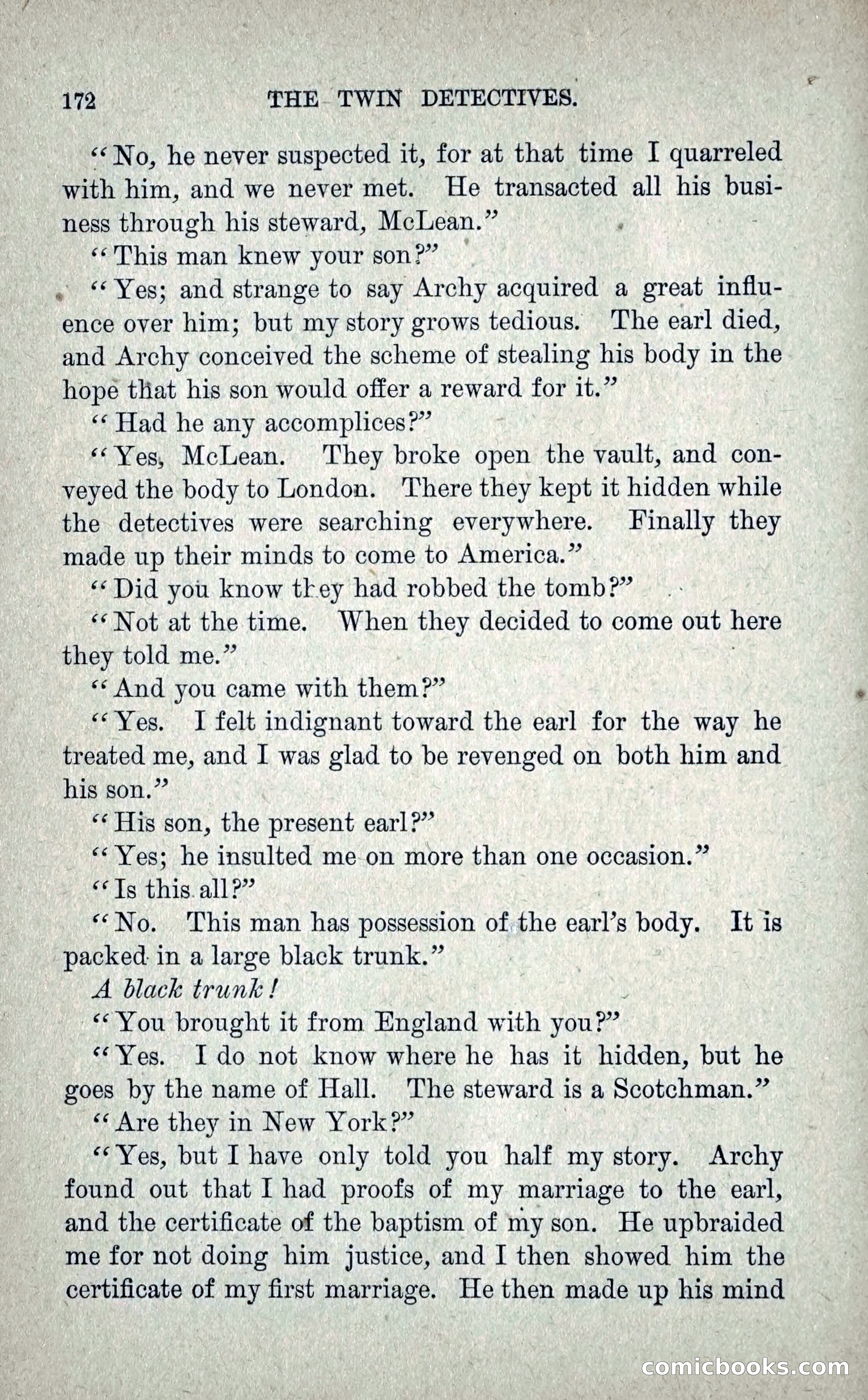 The Twin Detectives; or, The Robbers of the Tomb — page 181 of 235
