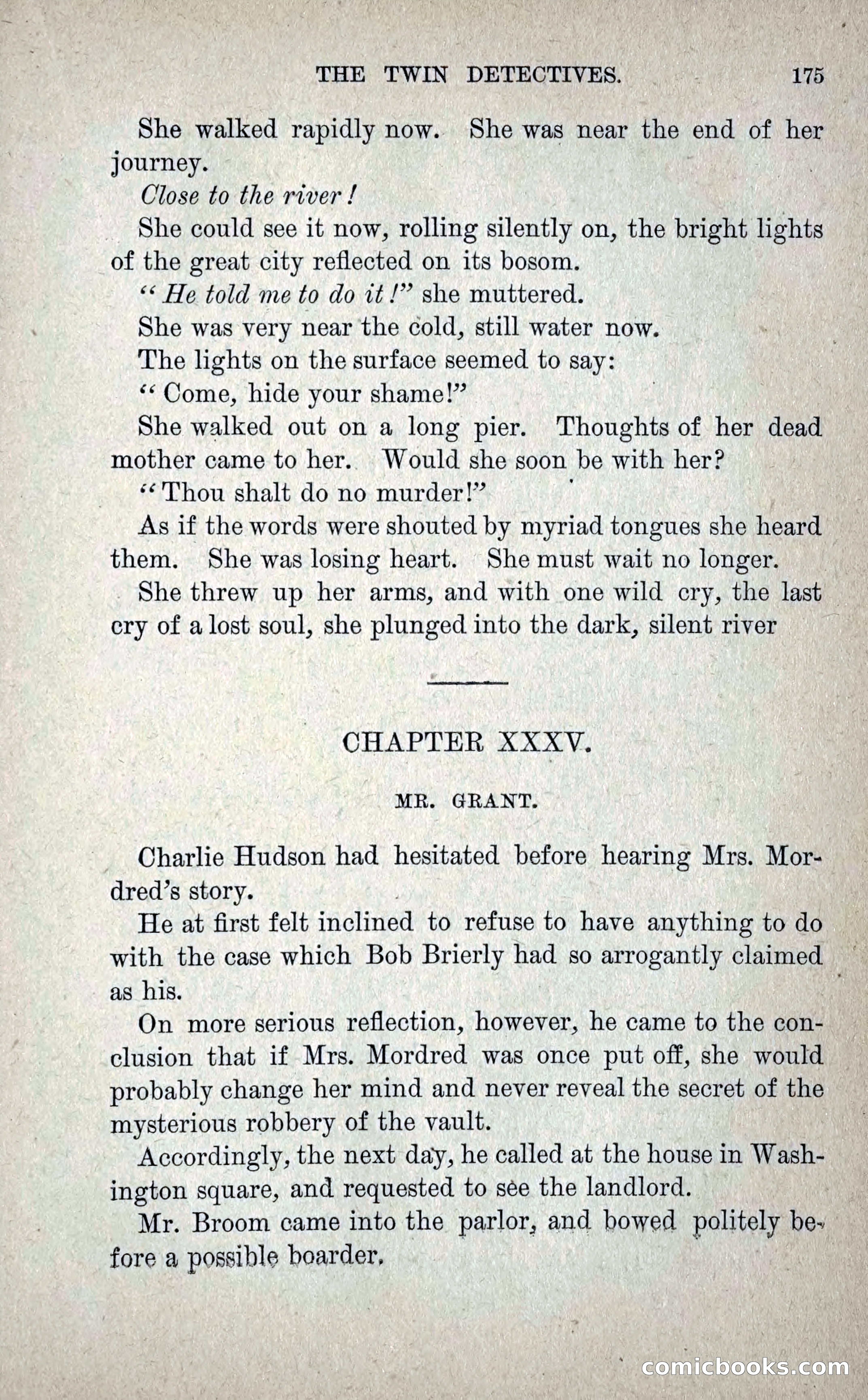 The Twin Detectives; or, The Robbers of the Tomb — page 184 of 235