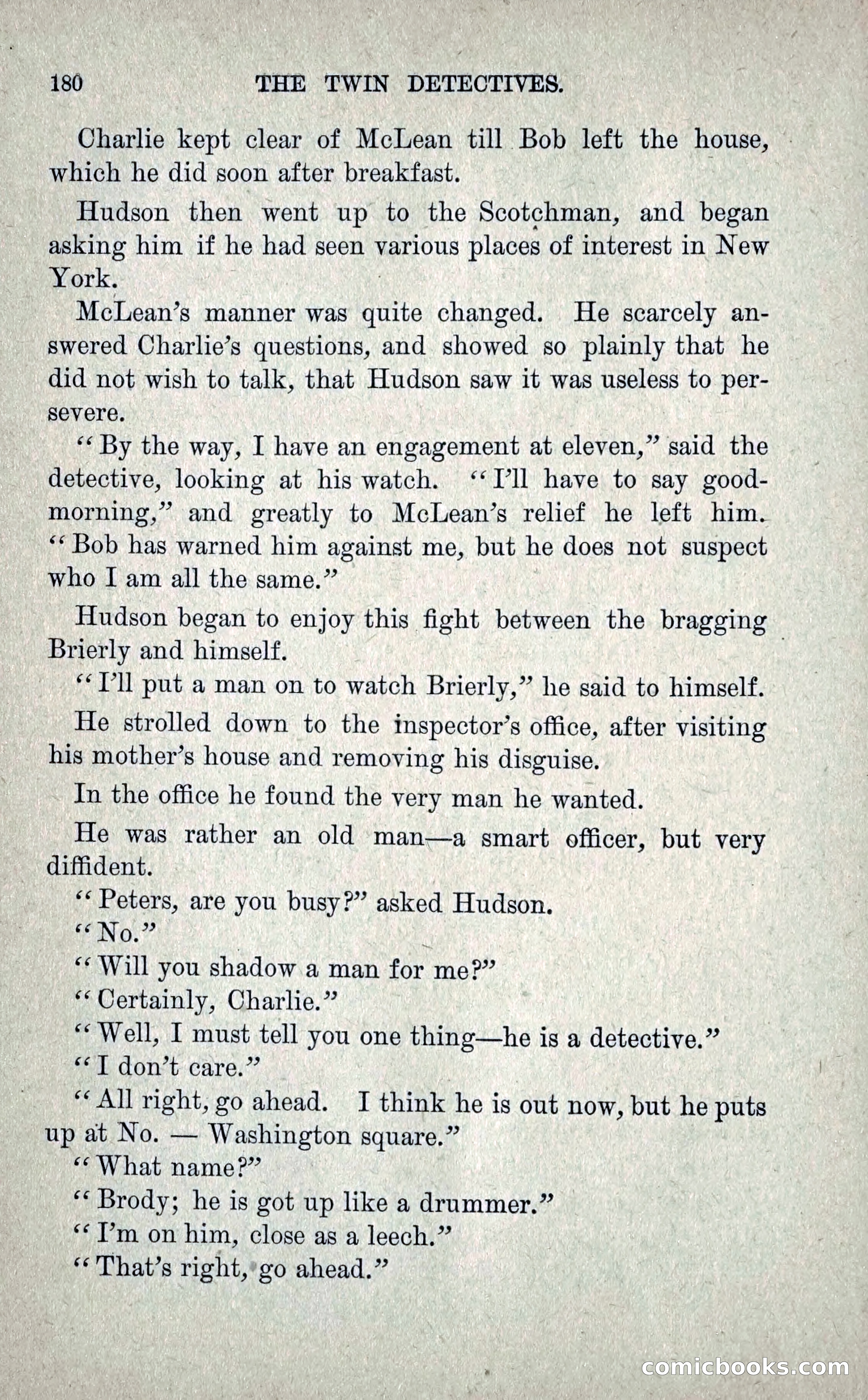 The Twin Detectives; or, The Robbers of the Tomb — page 189 of 235