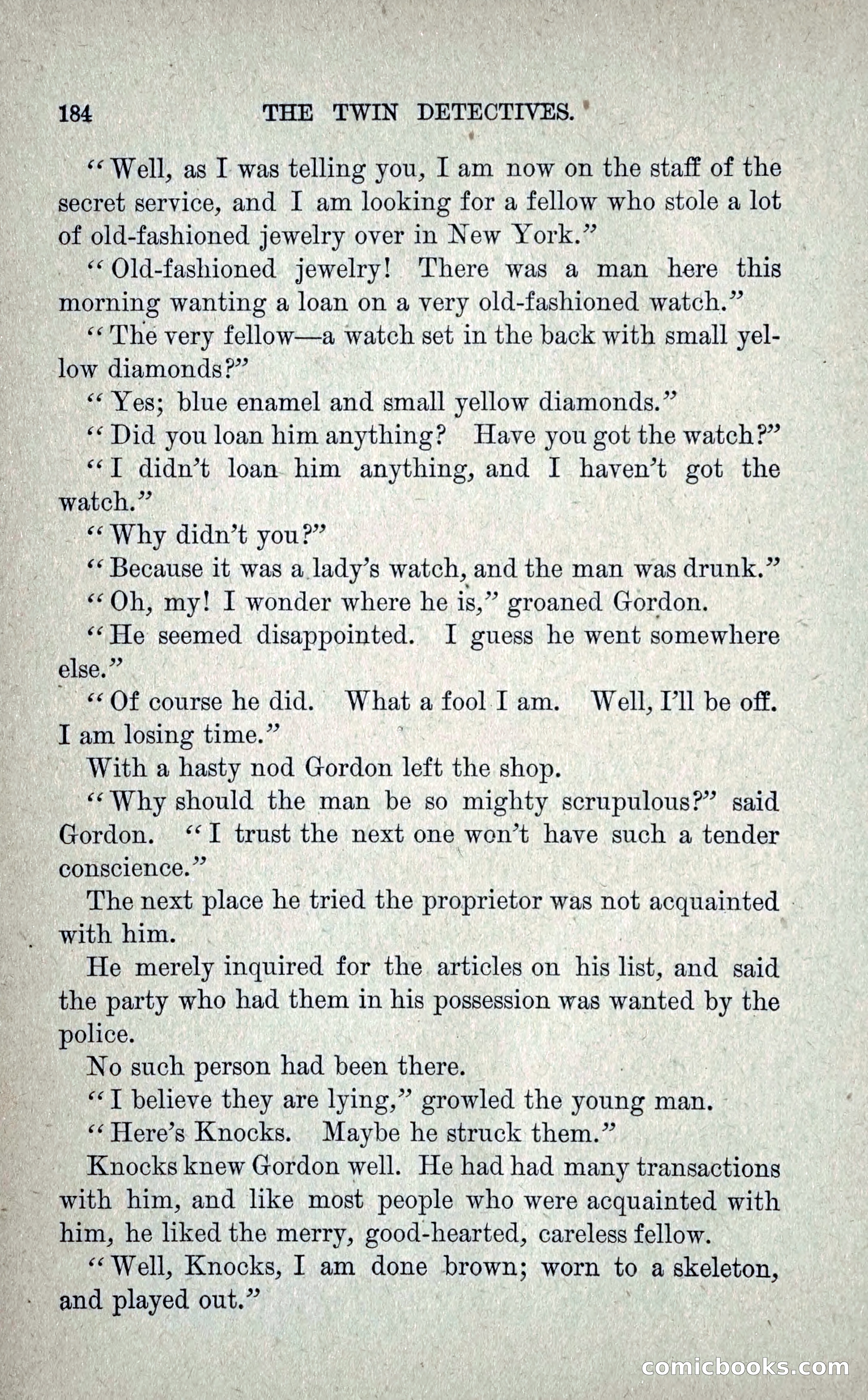 The Twin Detectives; or, The Robbers of the Tomb — page 193 of 235