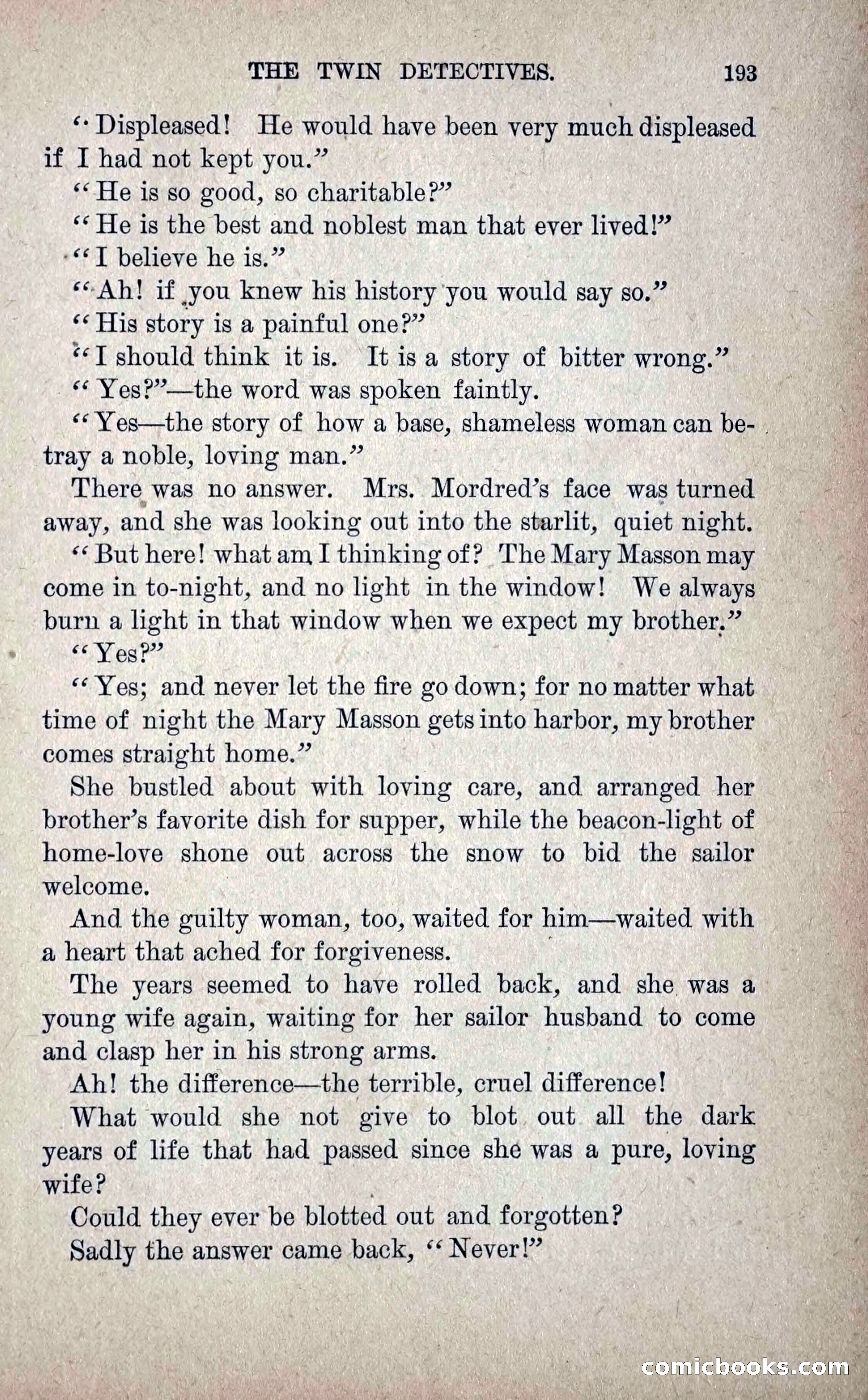 The Twin Detectives; or, The Robbers of the Tomb — page 202 of 235
