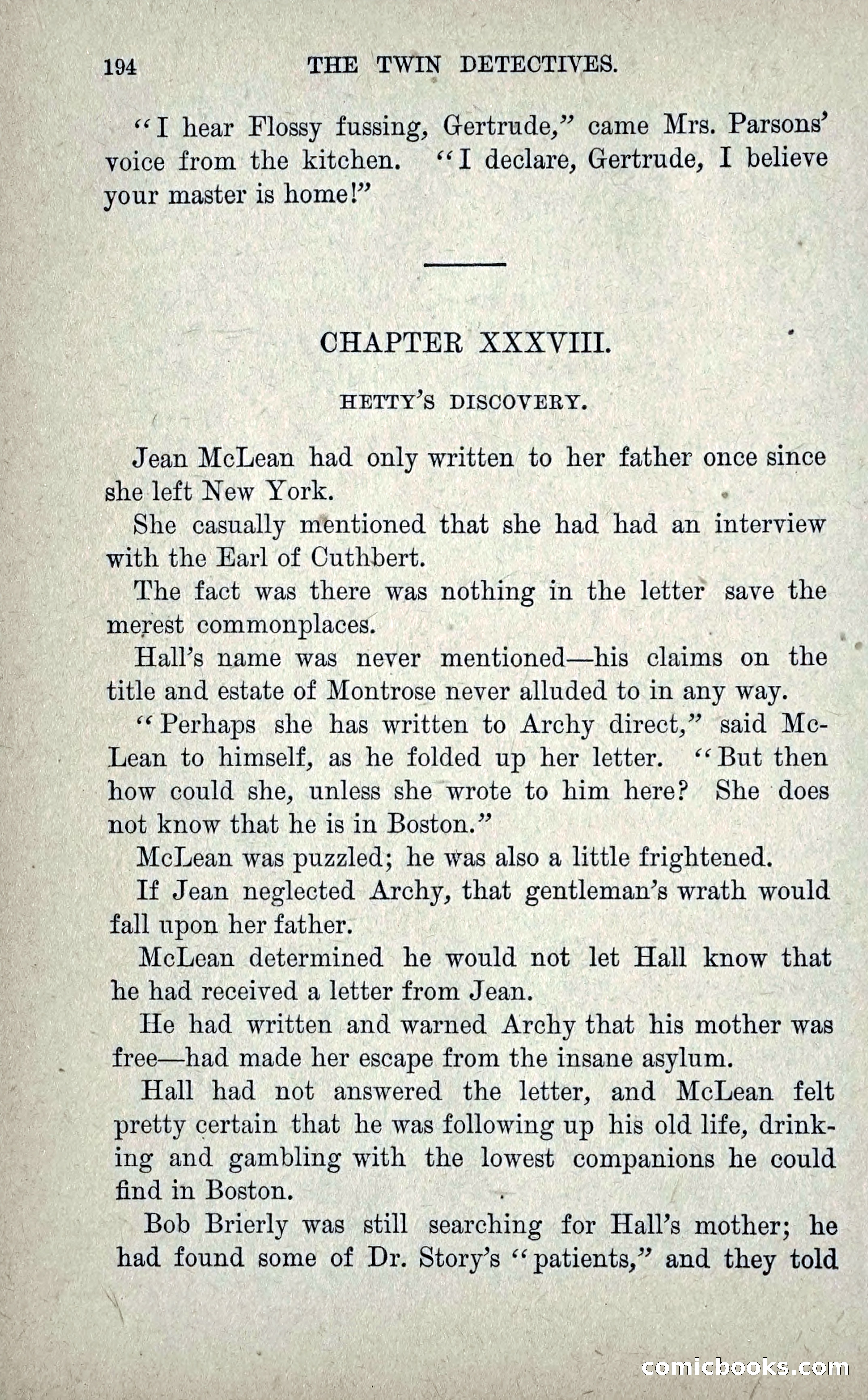 The Twin Detectives; or, The Robbers of the Tomb — page 203 of 235
