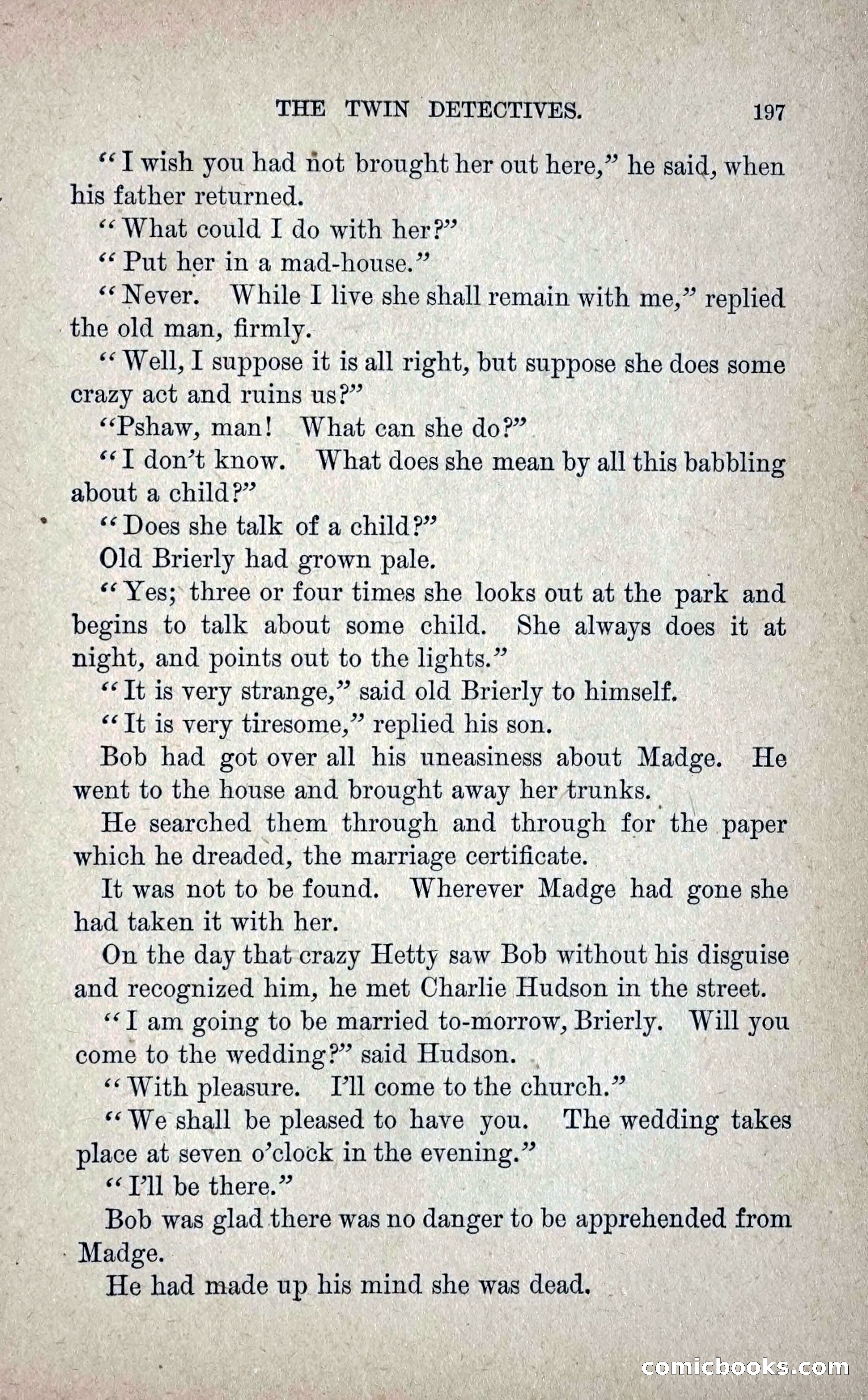 The Twin Detectives; or, The Robbers of the Tomb — page 206 of 235