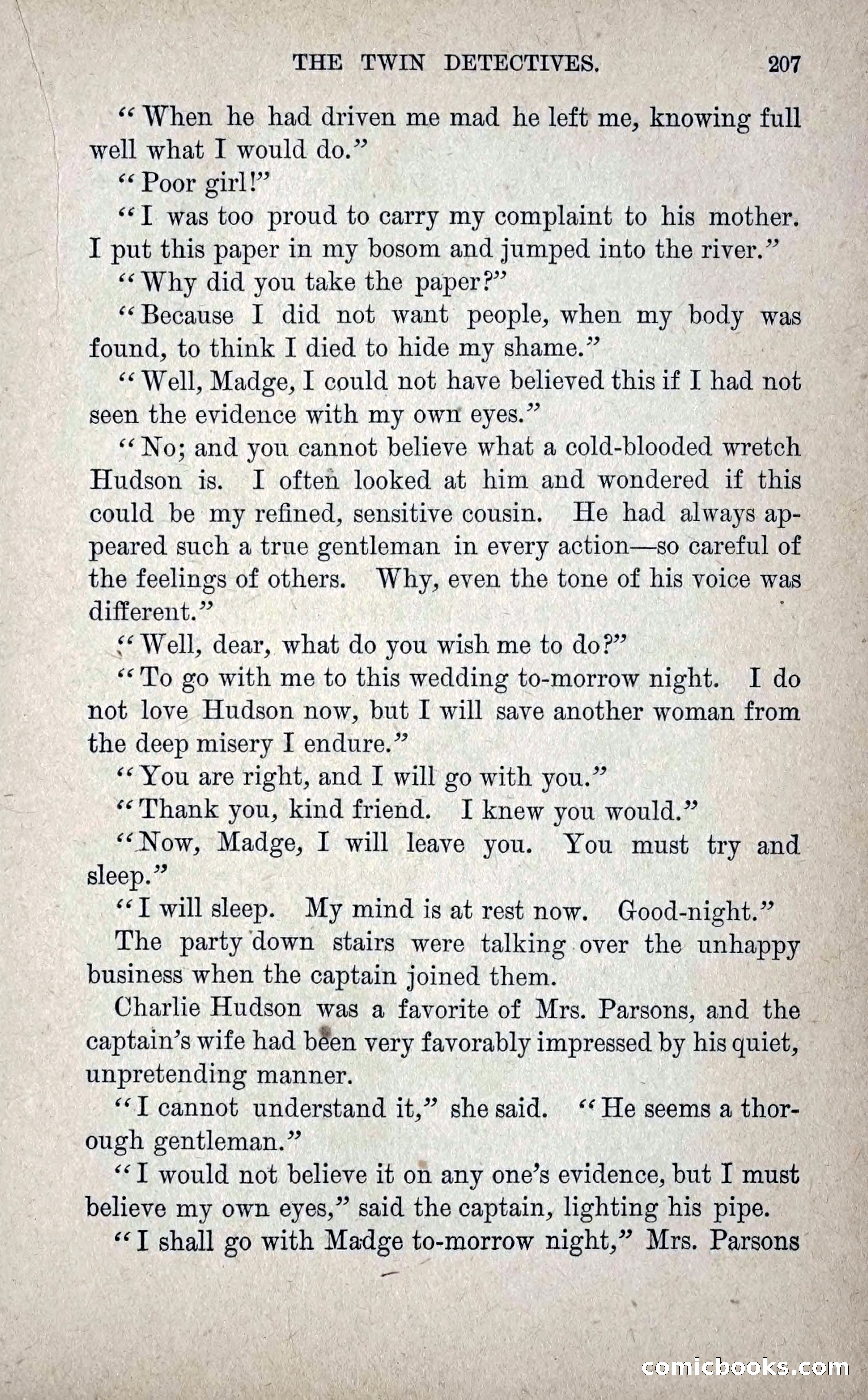 The Twin Detectives; or, The Robbers of the Tomb — page 216 of 235