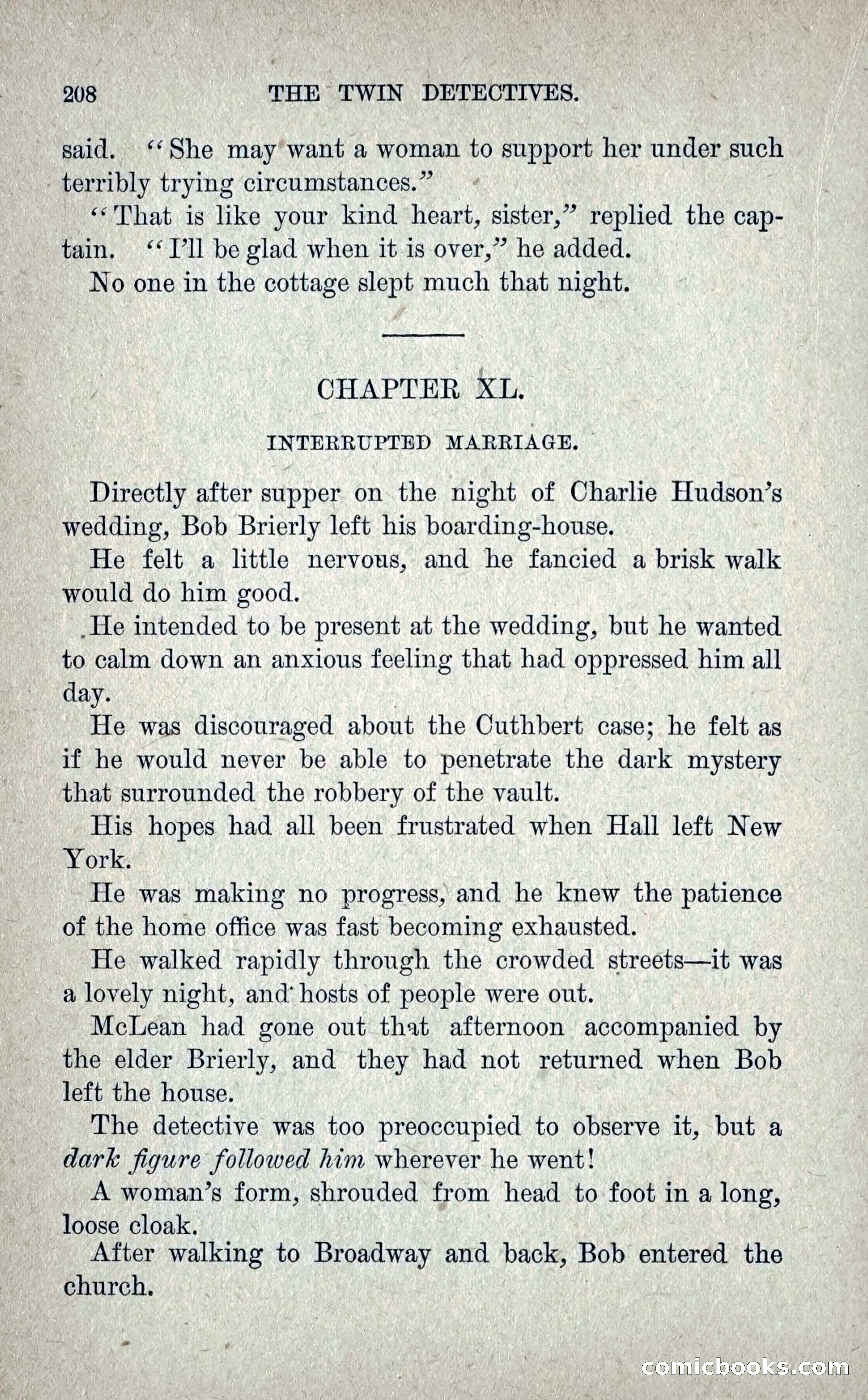 The Twin Detectives; or, The Robbers of the Tomb — page 217 of 235