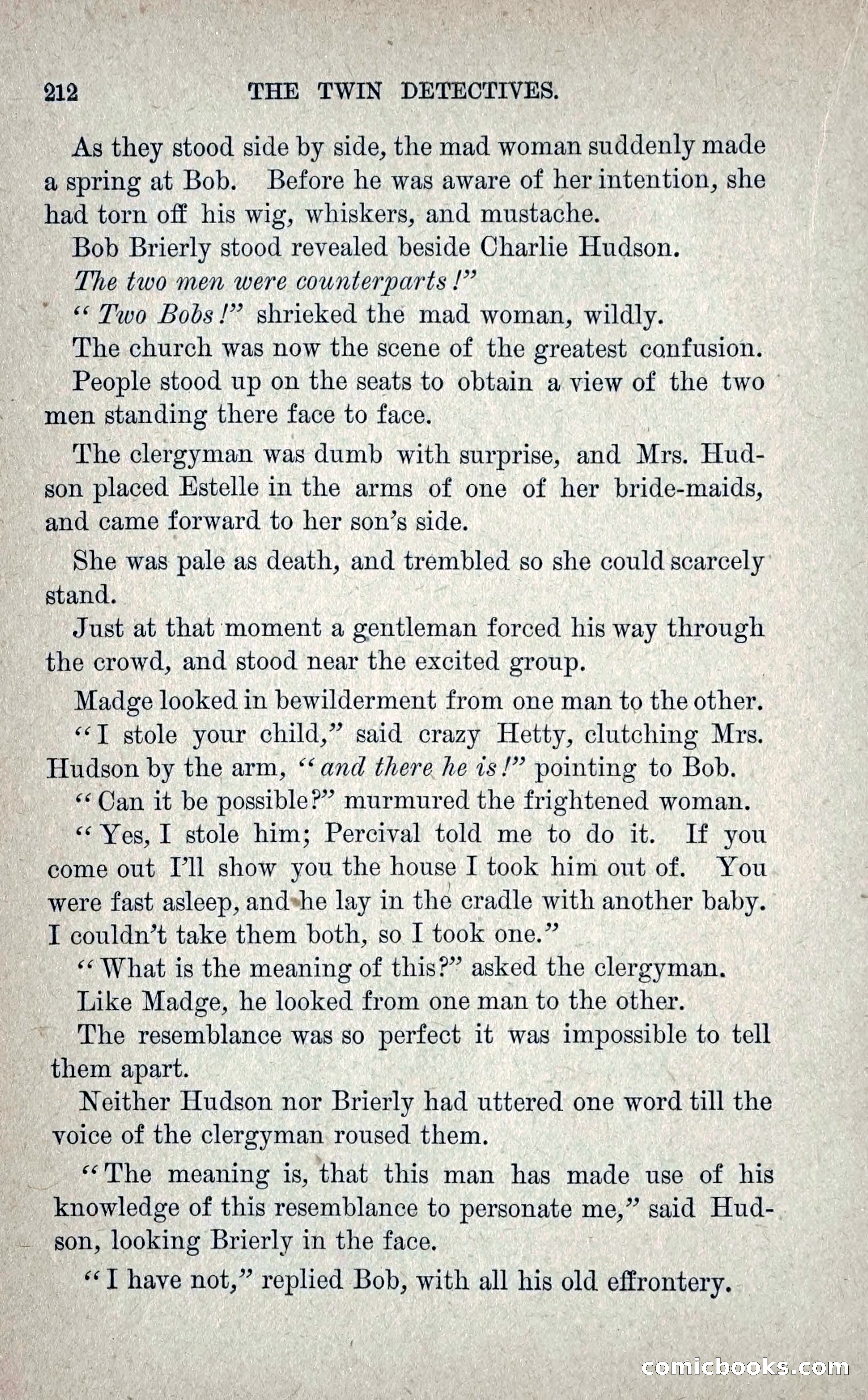 The Twin Detectives; or, The Robbers of the Tomb — page 221 of 235