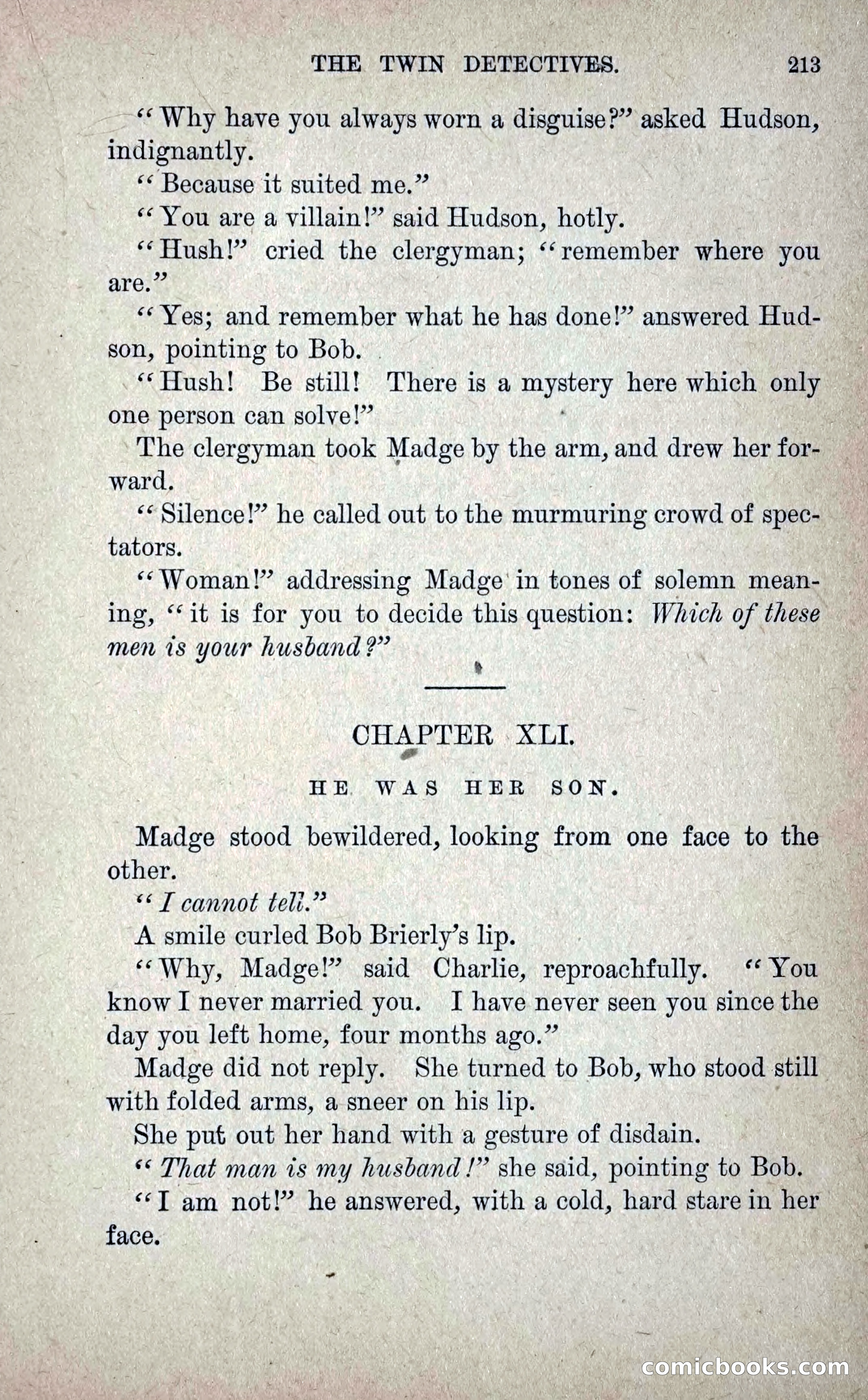The Twin Detectives; or, The Robbers of the Tomb — page 222 of 235