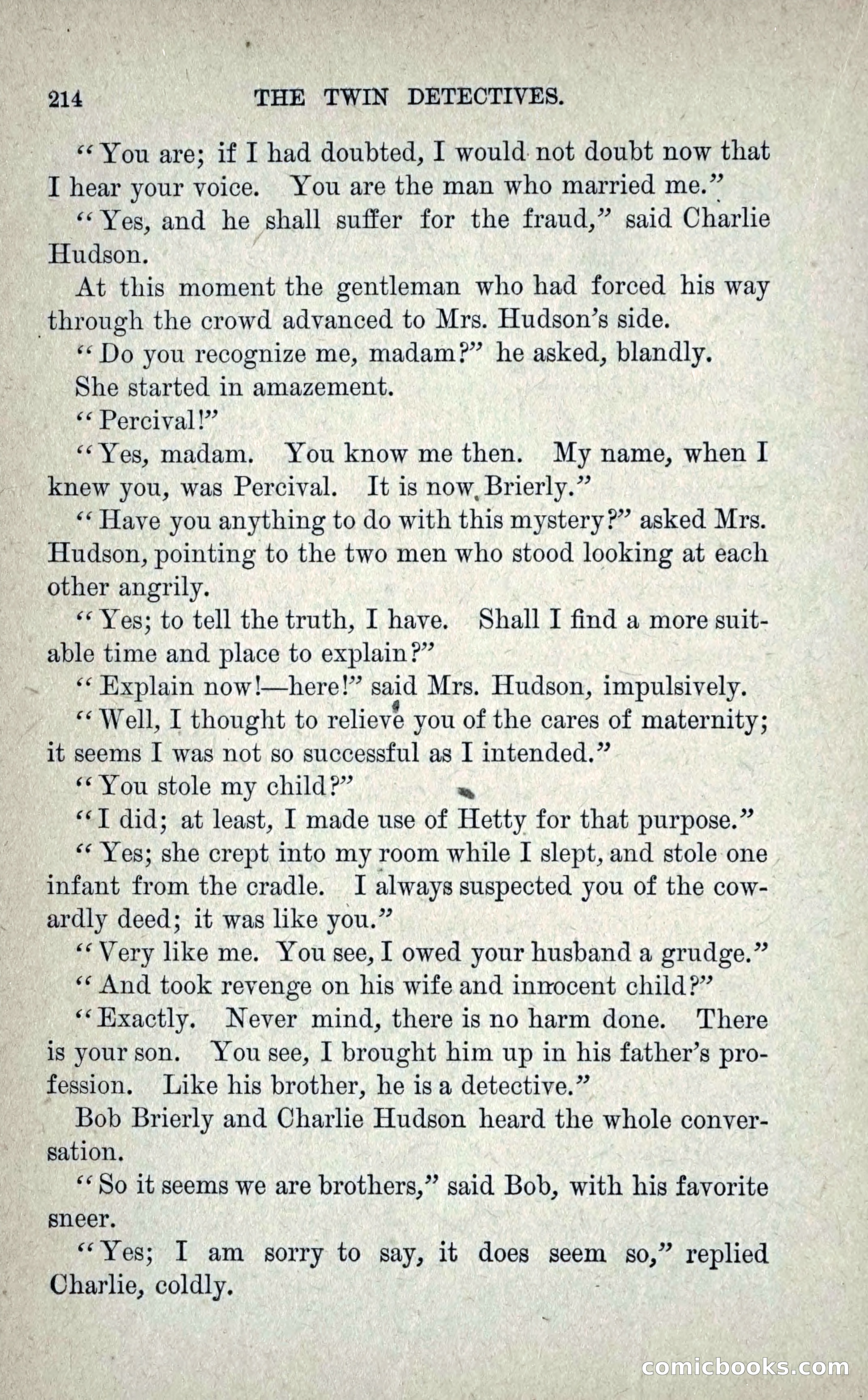The Twin Detectives; or, The Robbers of the Tomb — page 223 of 235
