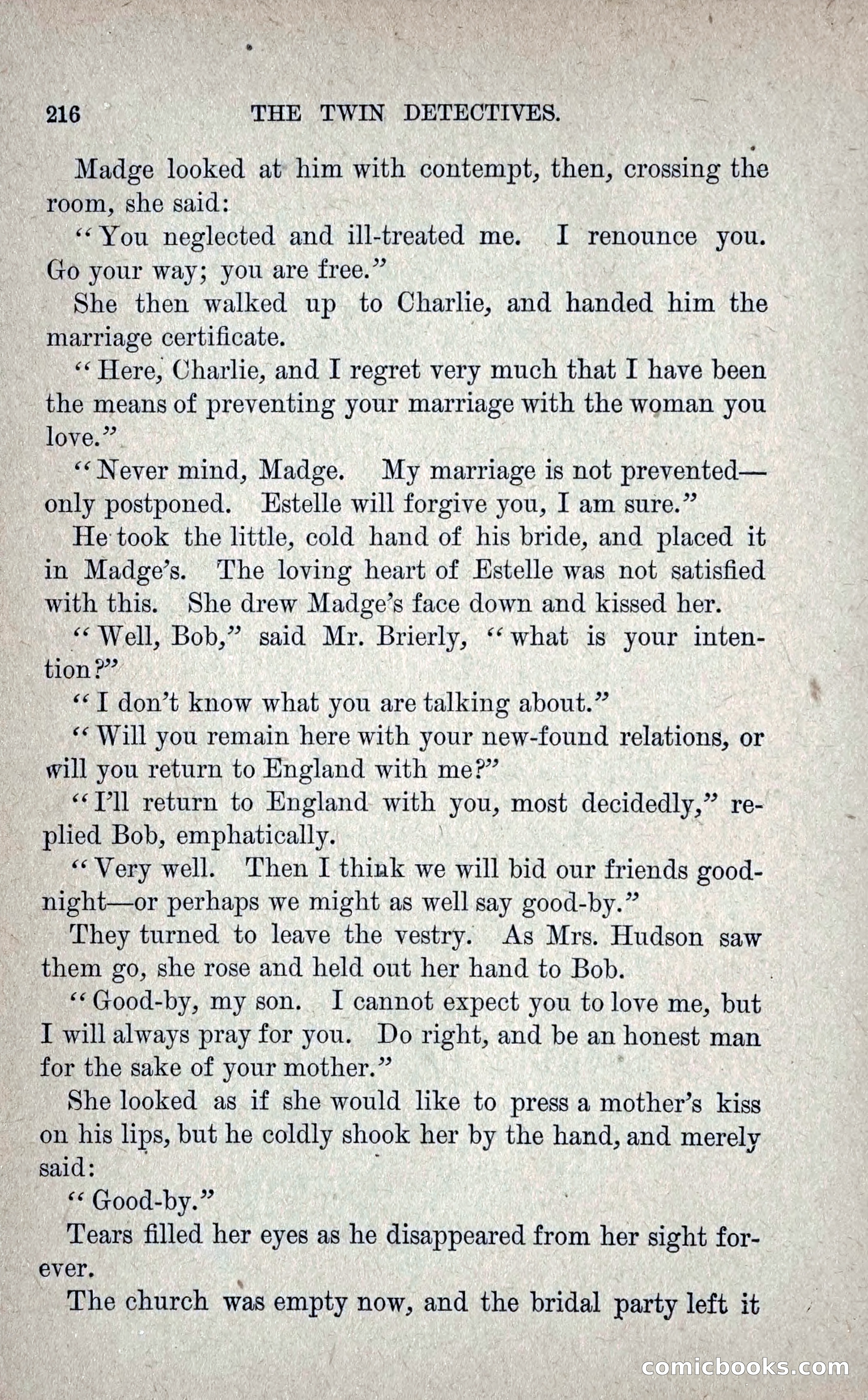 The Twin Detectives; or, The Robbers of the Tomb — page 225 of 235