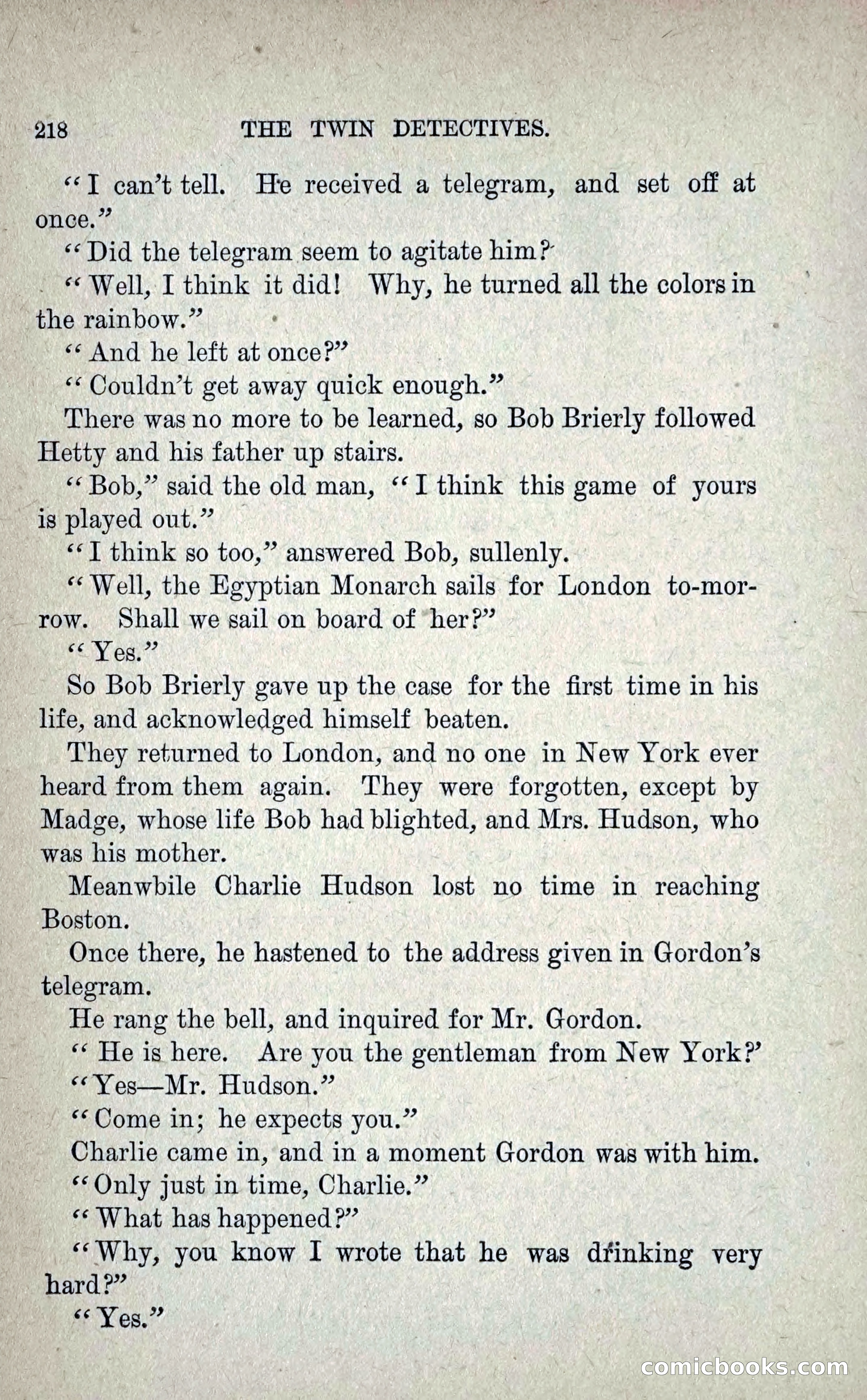 The Twin Detectives; or, The Robbers of the Tomb — page 227 of 235