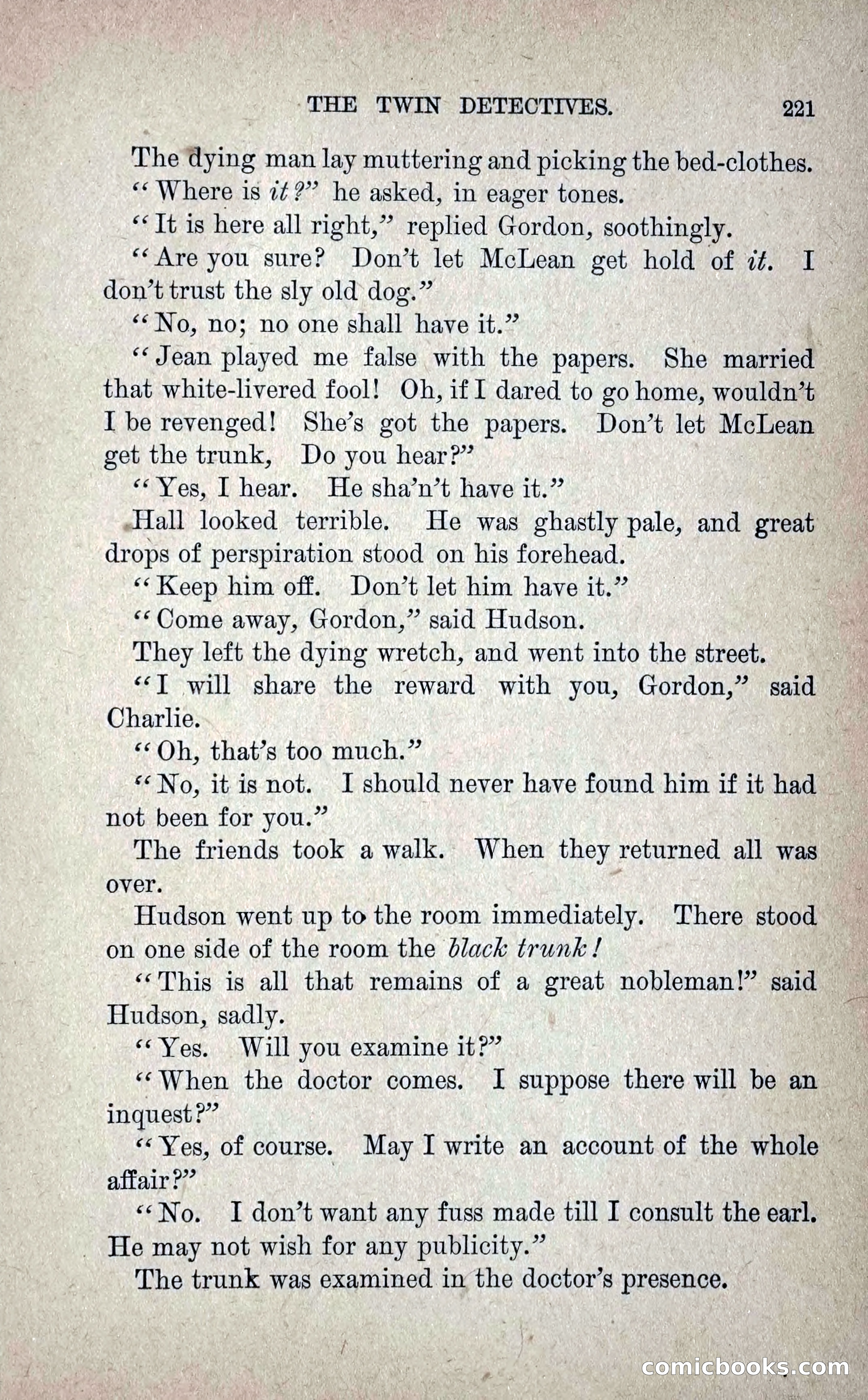 The Twin Detectives; or, The Robbers of the Tomb — page 230 of 235
