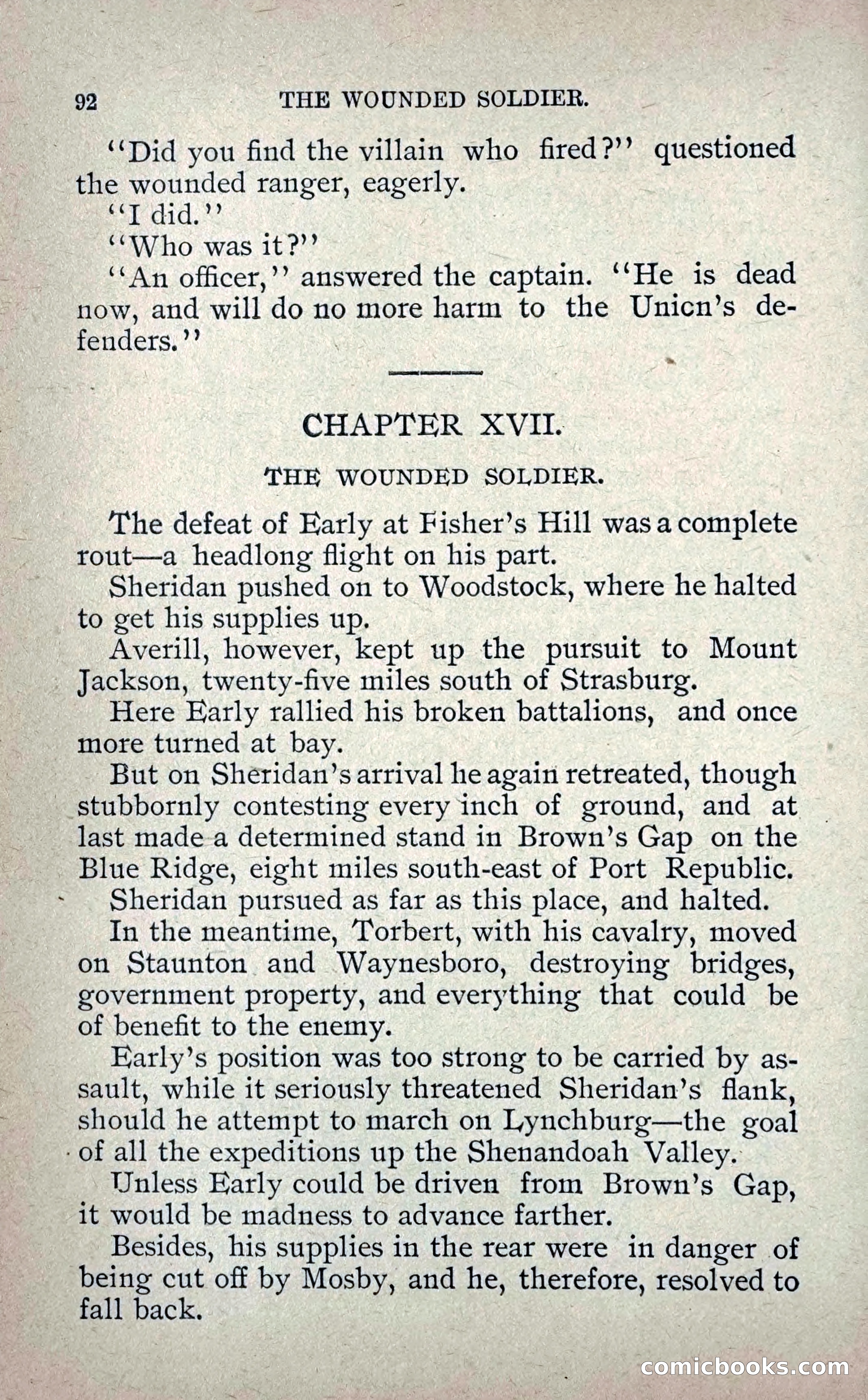Under Fire: A Tale of the Shenandoah Valley — page 99 of 232
