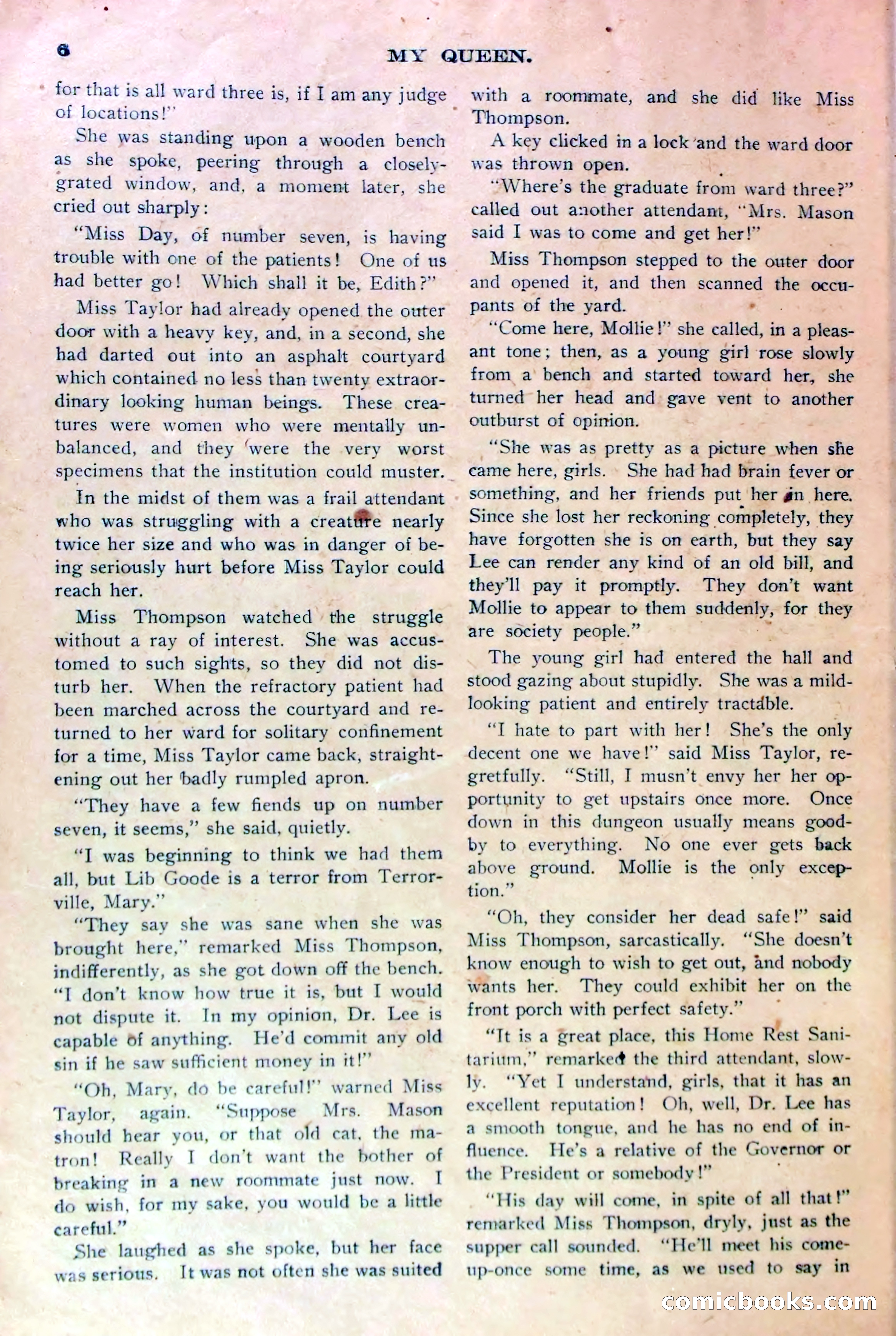 Under Lock and Key; or, Marion Marlowe's Last Role — page 9 of 36