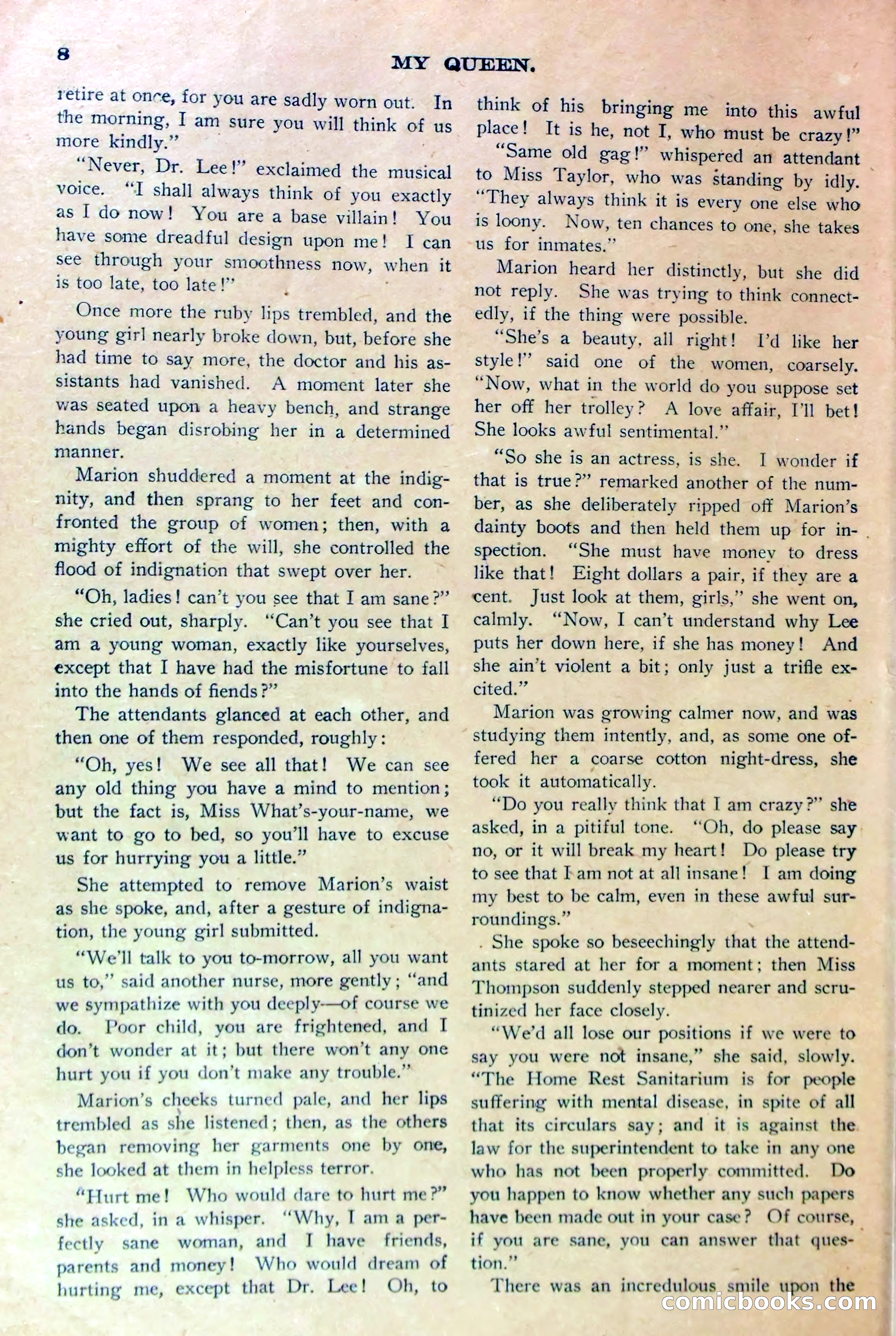 Under Lock and Key; or, Marion Marlowe's Last Role — page 11 of 36