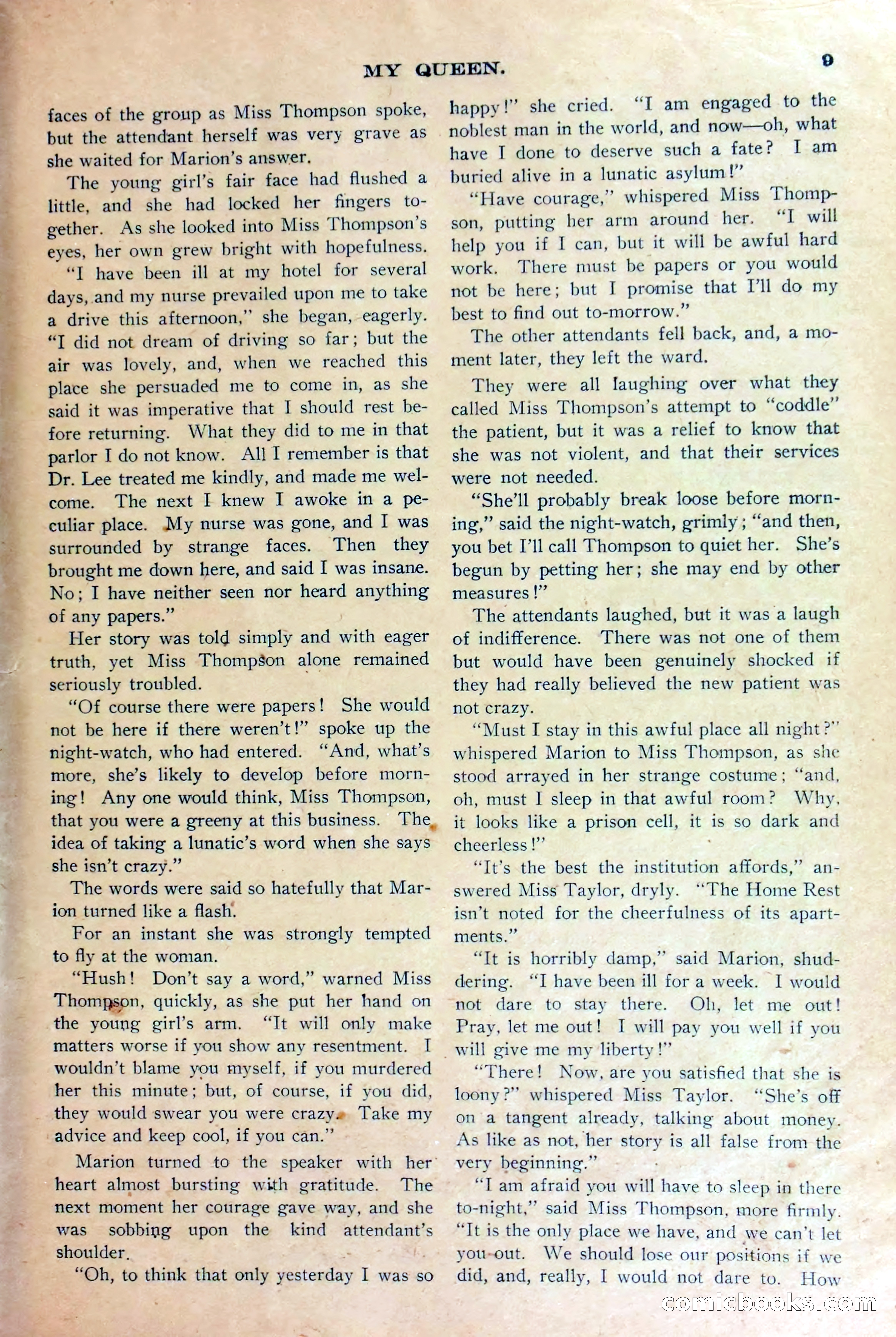 Under Lock and Key; or, Marion Marlowe's Last Role — page 12 of 36