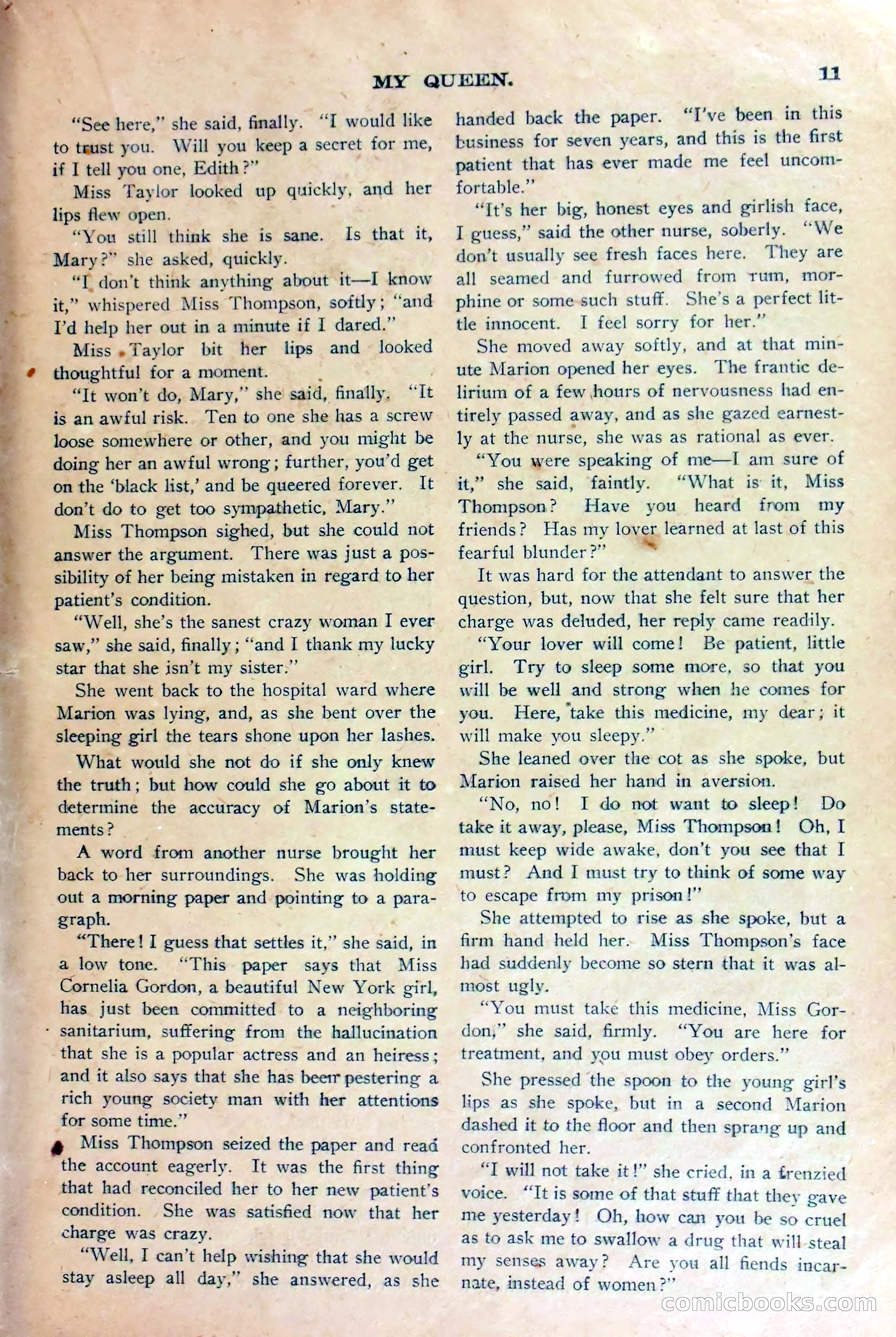 Under Lock and Key; or, Marion Marlowe's Last Role — page 14 of 36