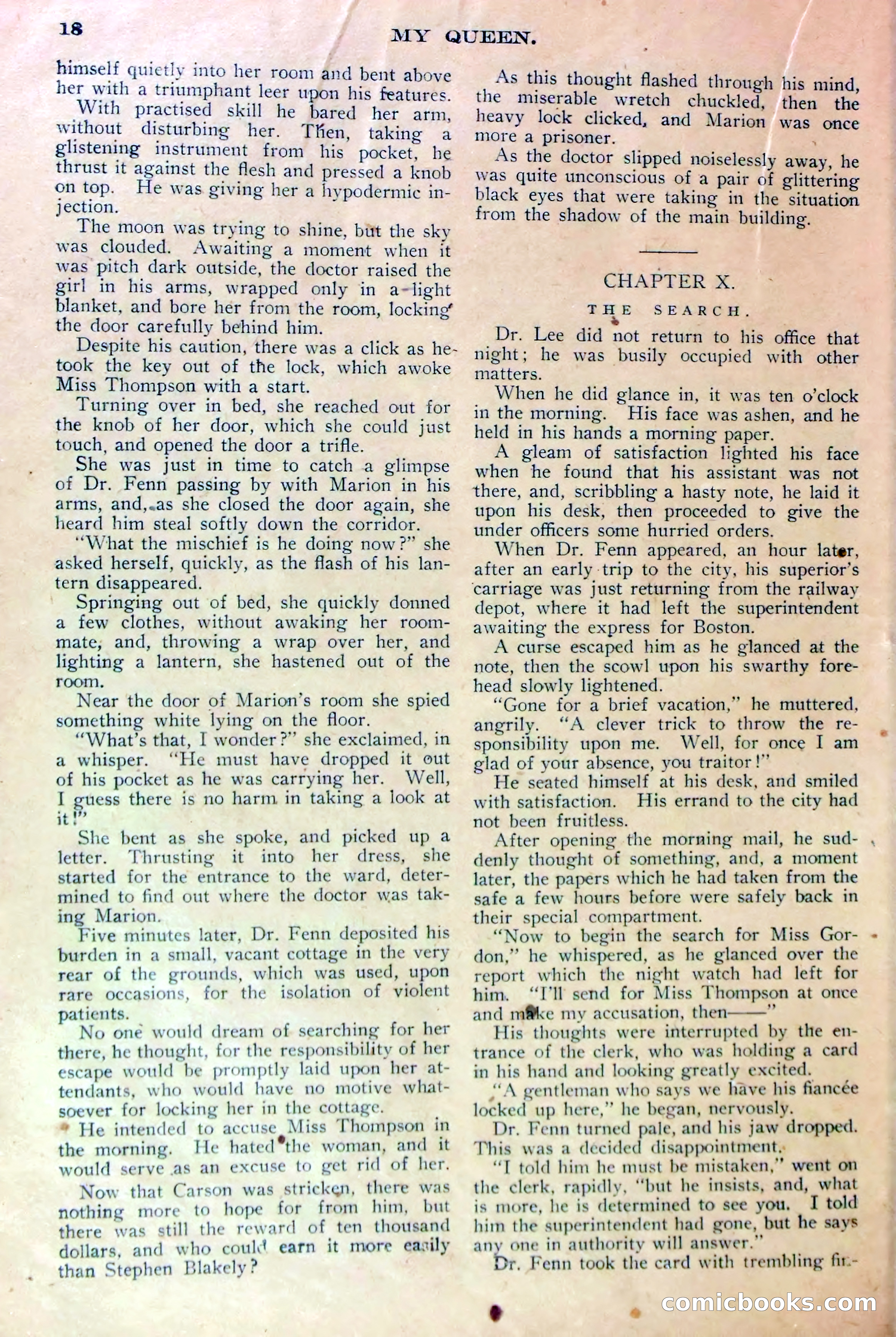 Under Lock and Key; or, Marion Marlowe's Last Role — page 21 of 36