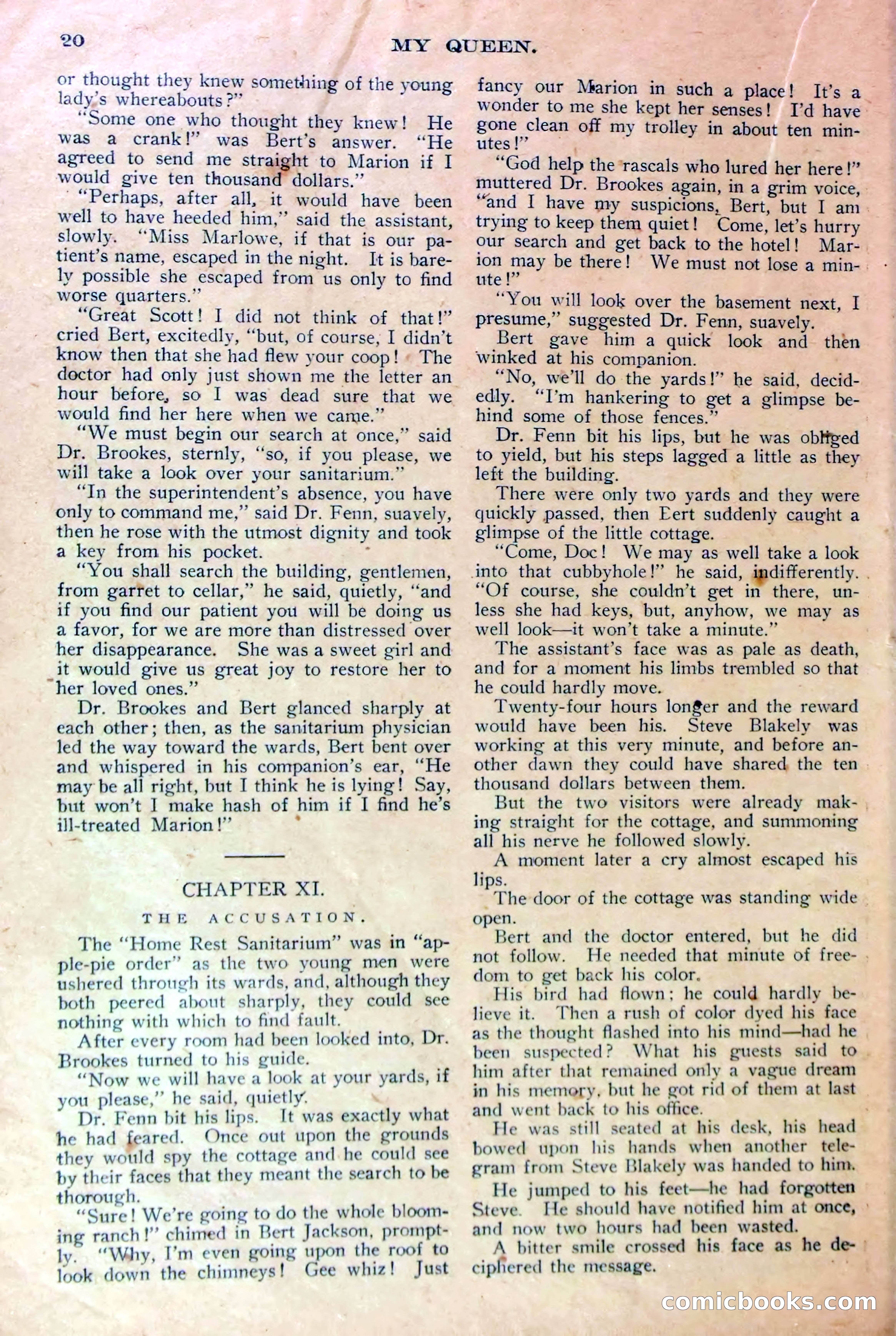 Under Lock and Key; or, Marion Marlowe's Last Role — page 23 of 36