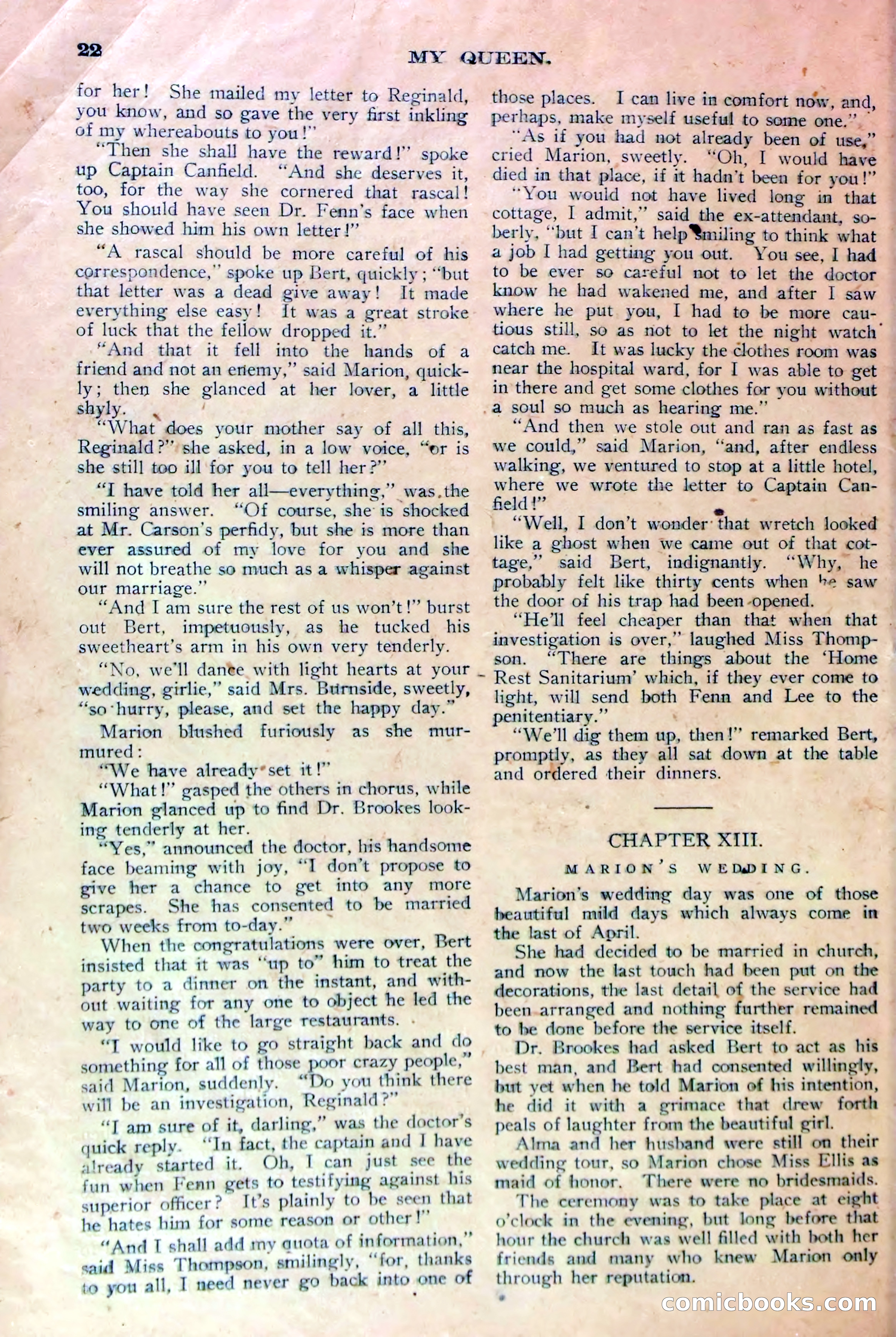 Under Lock and Key; or, Marion Marlowe's Last Role — page 25 of 36