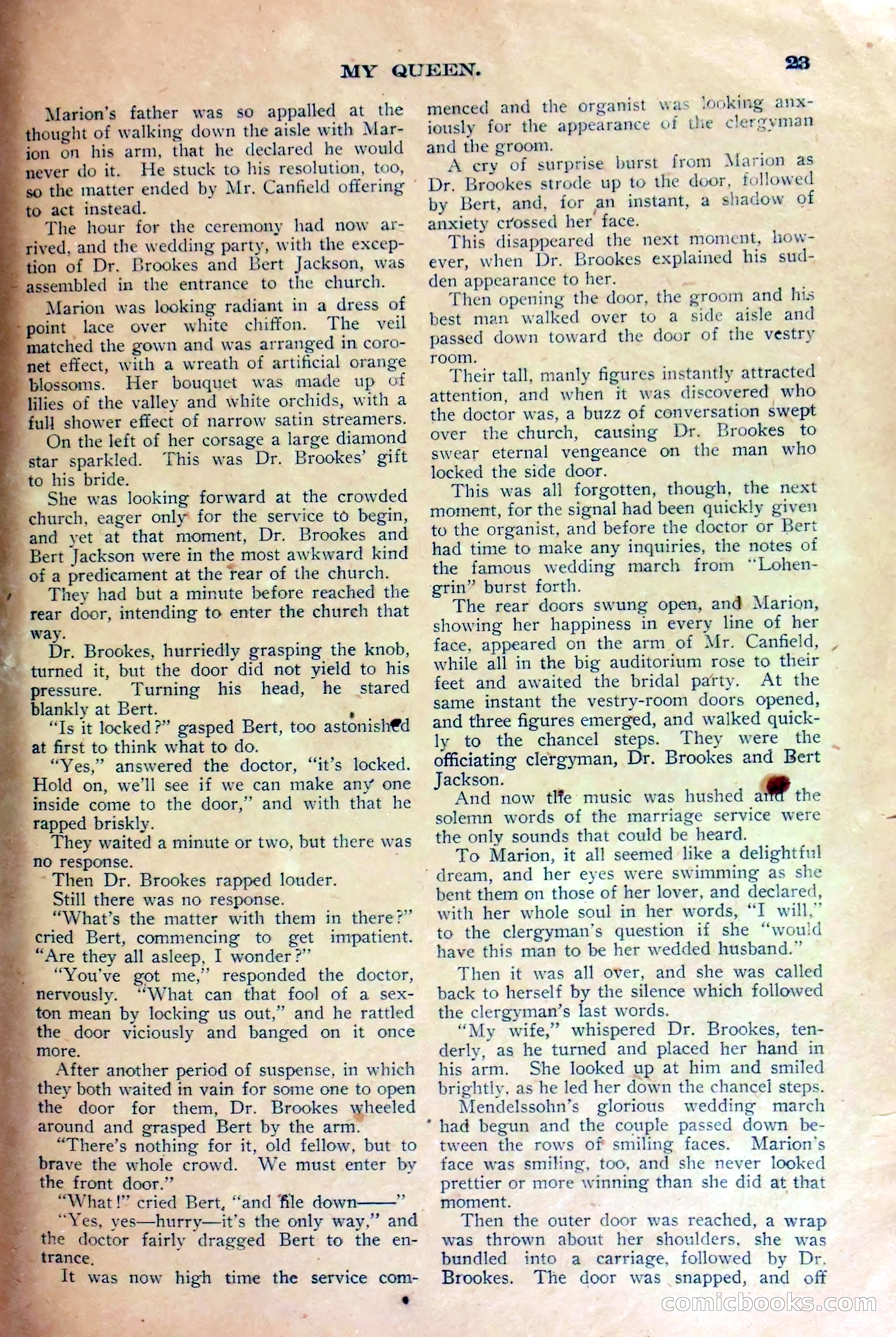 Under Lock and Key; or, Marion Marlowe's Last Role — page 26 of 36
