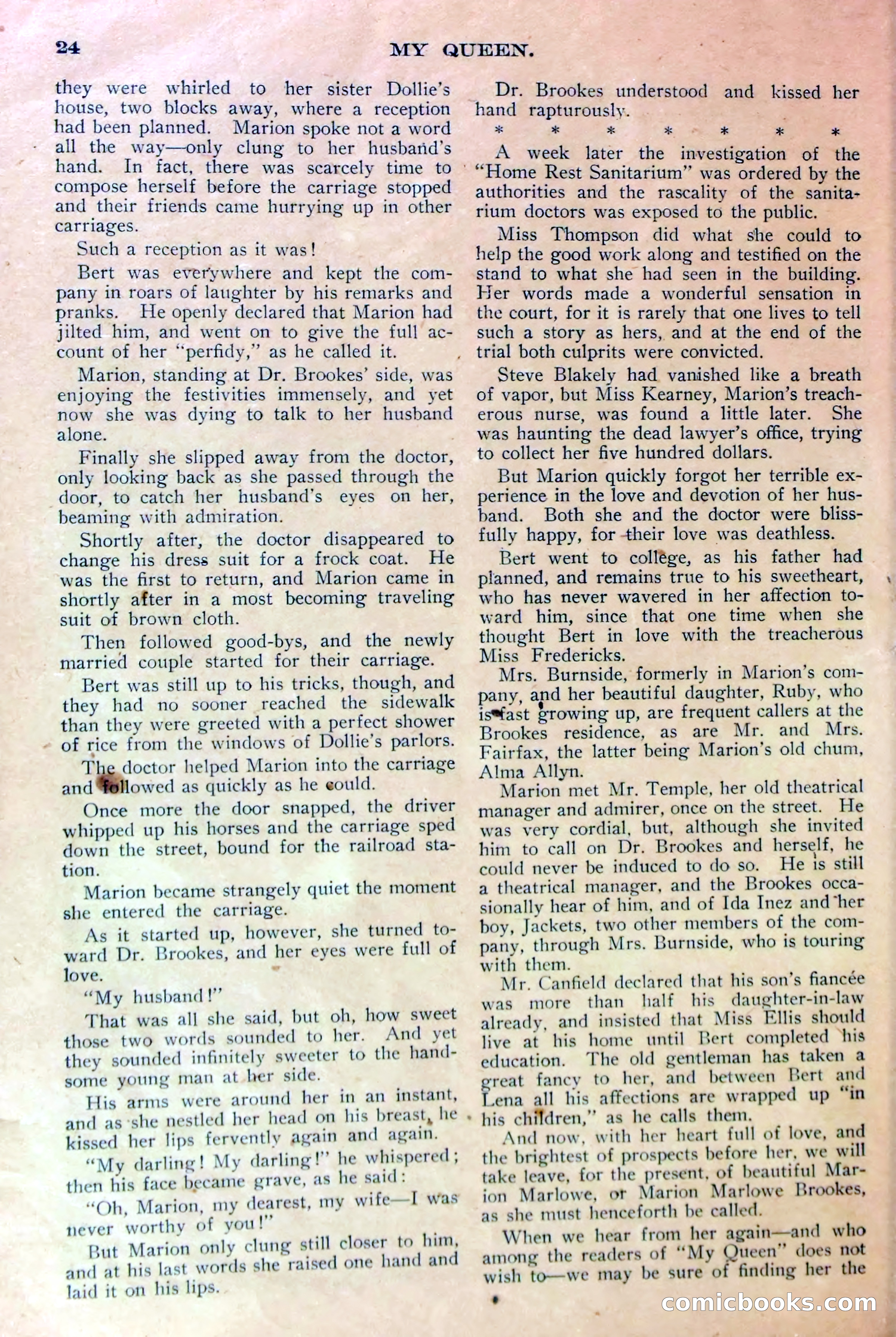 Under Lock and Key; or, Marion Marlowe's Last Role — page 27 of 36