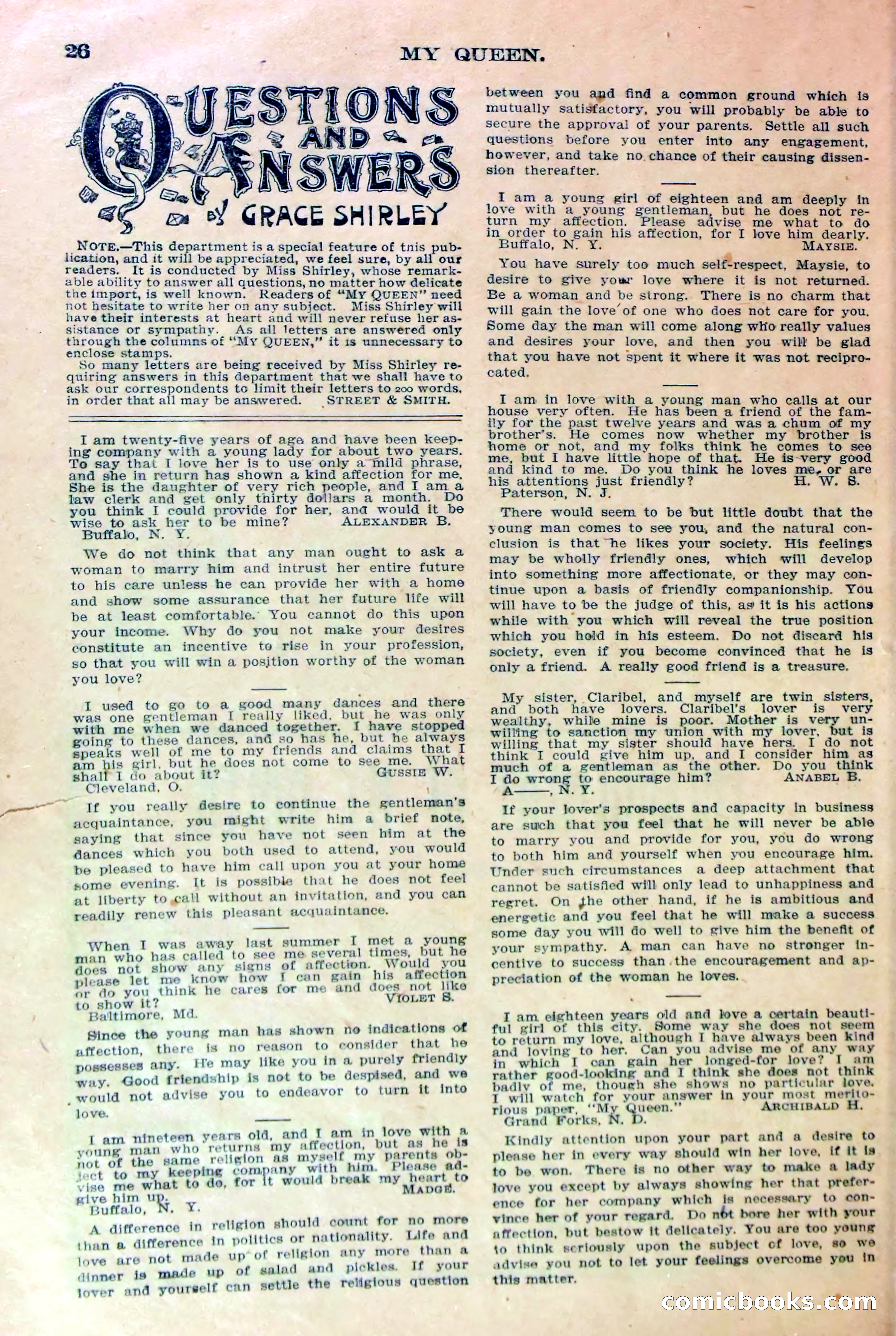 Under Lock and Key; or, Marion Marlowe's Last Role — page 29 of 36