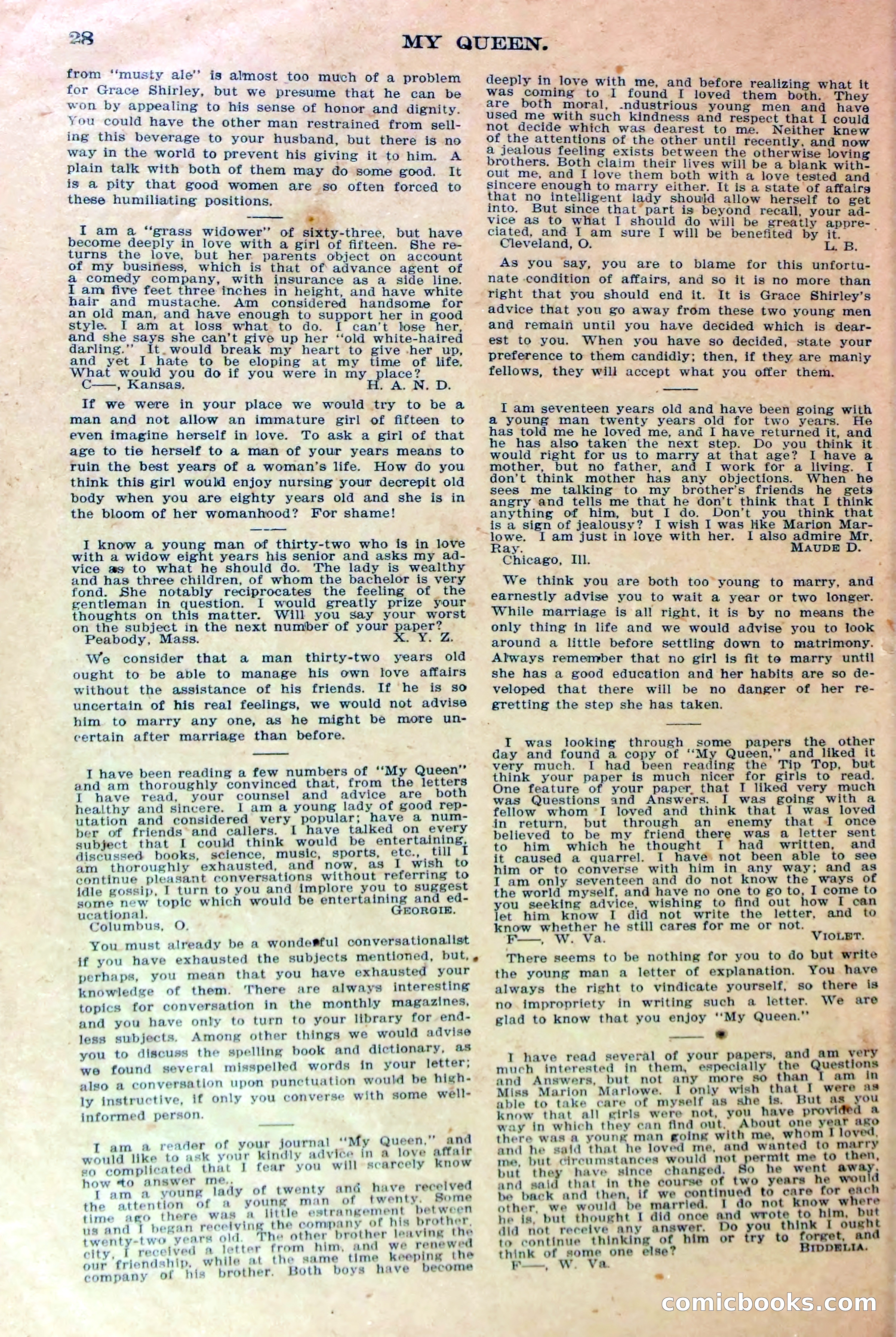 Under Lock and Key; or, Marion Marlowe's Last Role — page 31 of 36