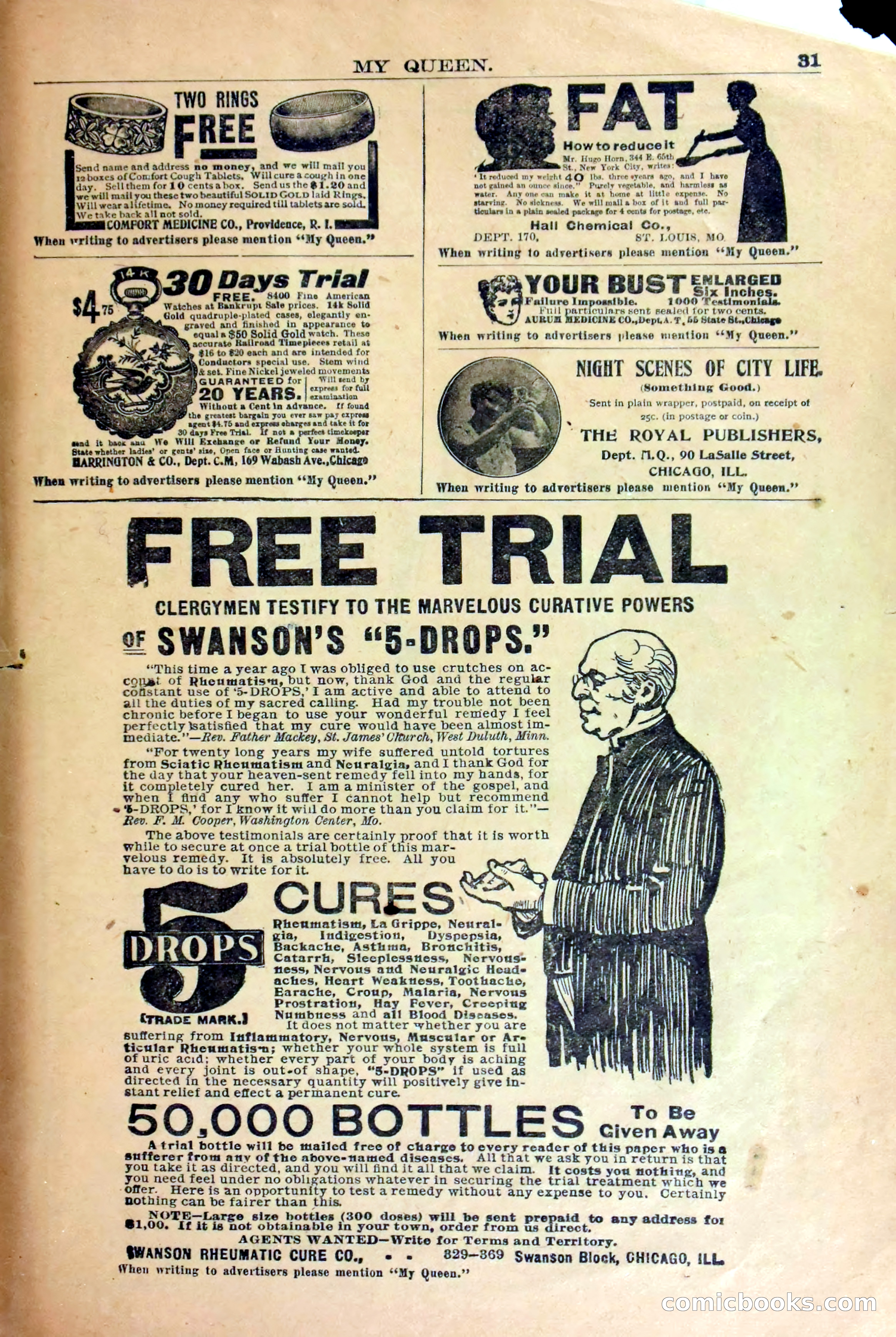 Under Lock and Key; or, Marion Marlowe's Last Role — page 34 of 36