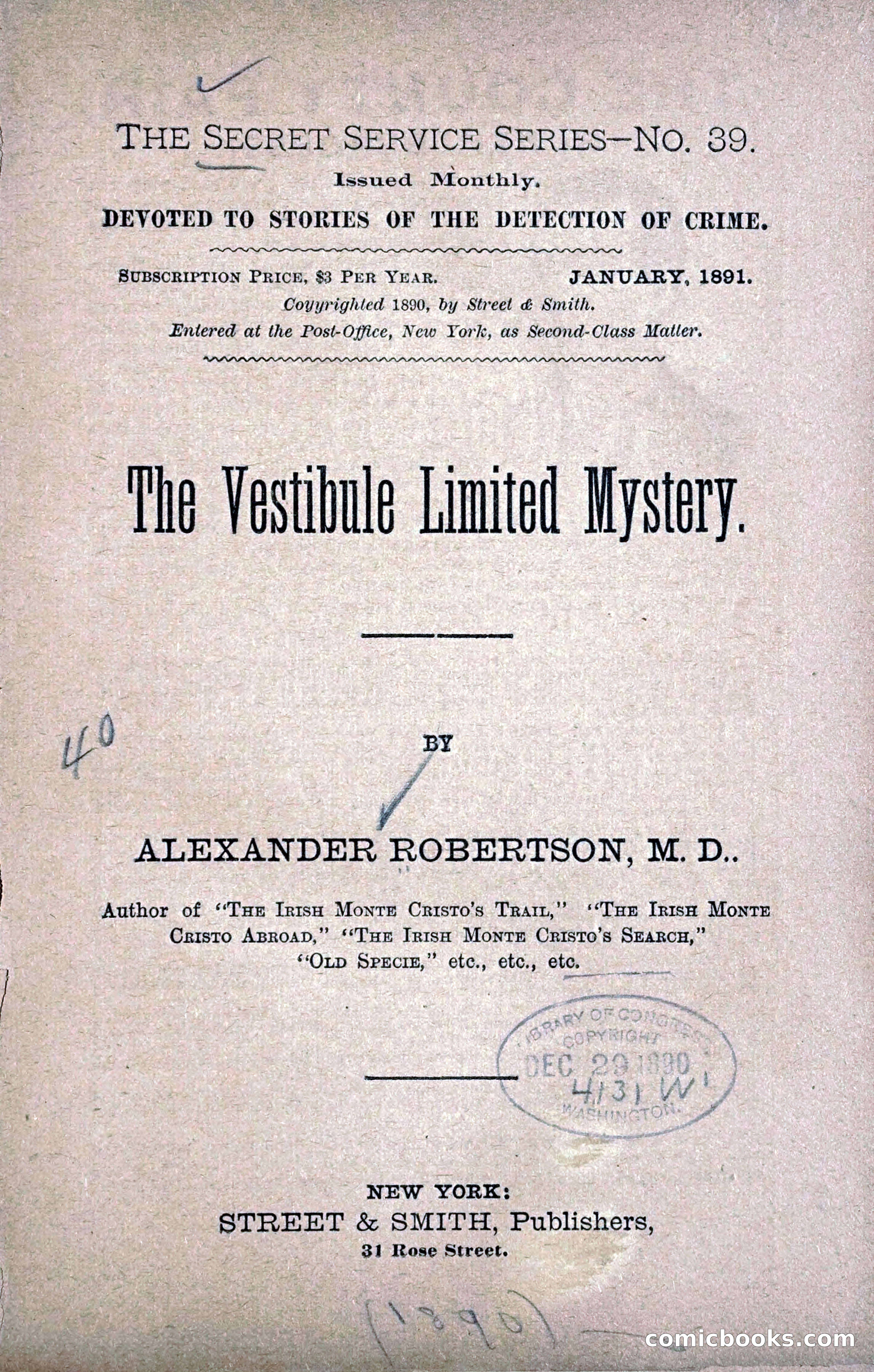 The Vestibule Limited Mystery — page 12 of 219