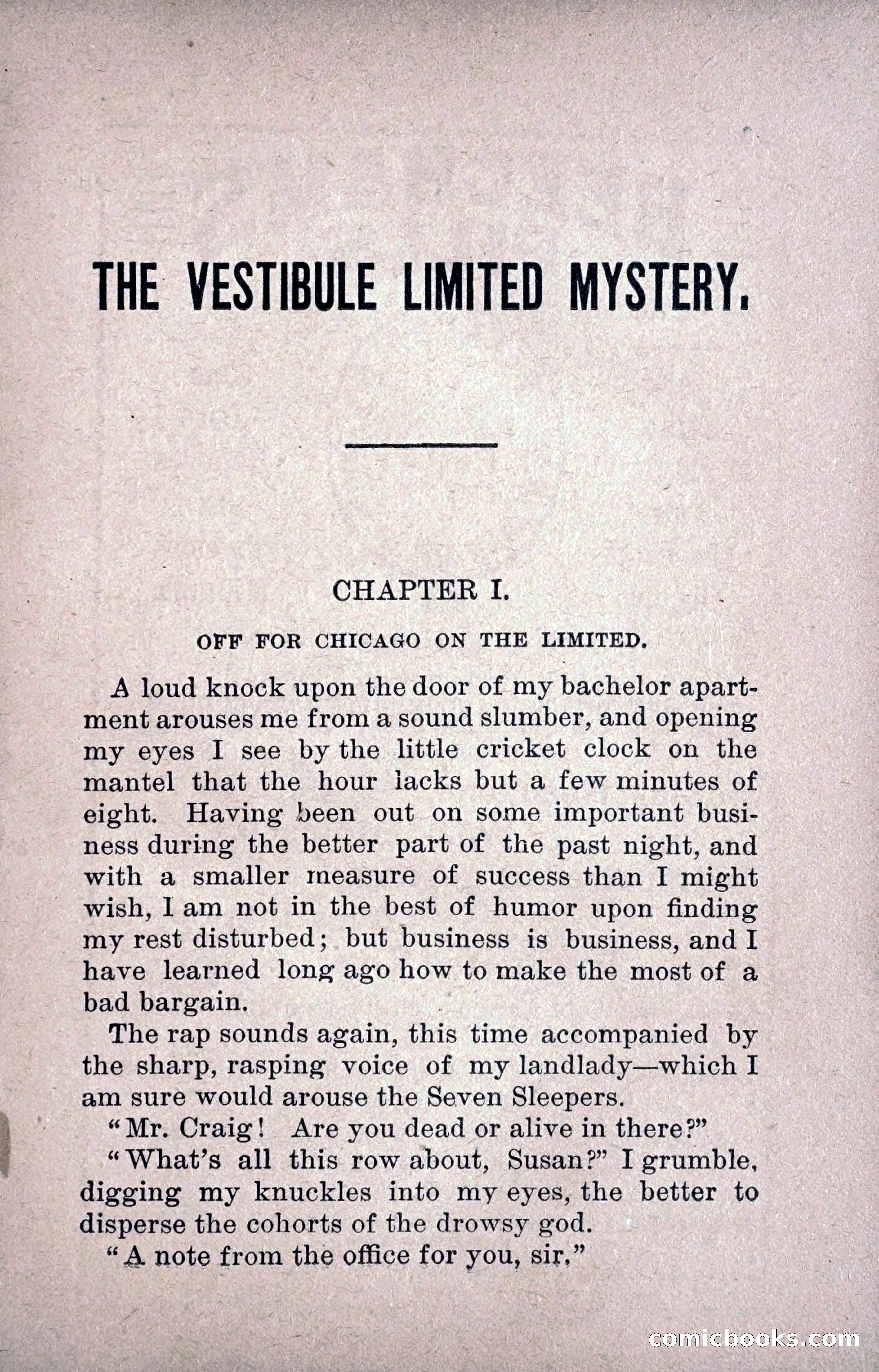 The Vestibule Limited Mystery — page 14 of 219