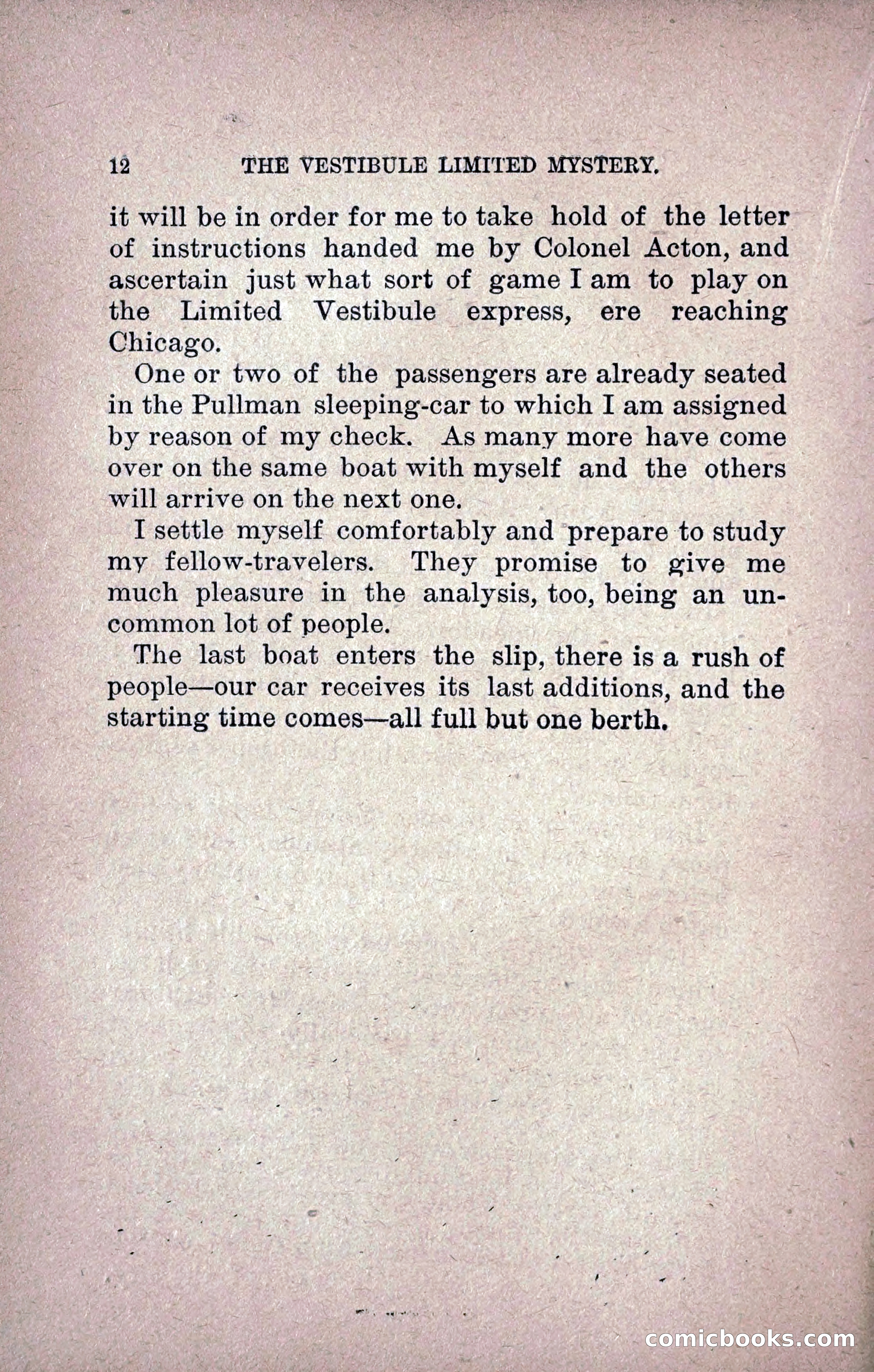The Vestibule Limited Mystery — page 21 of 219