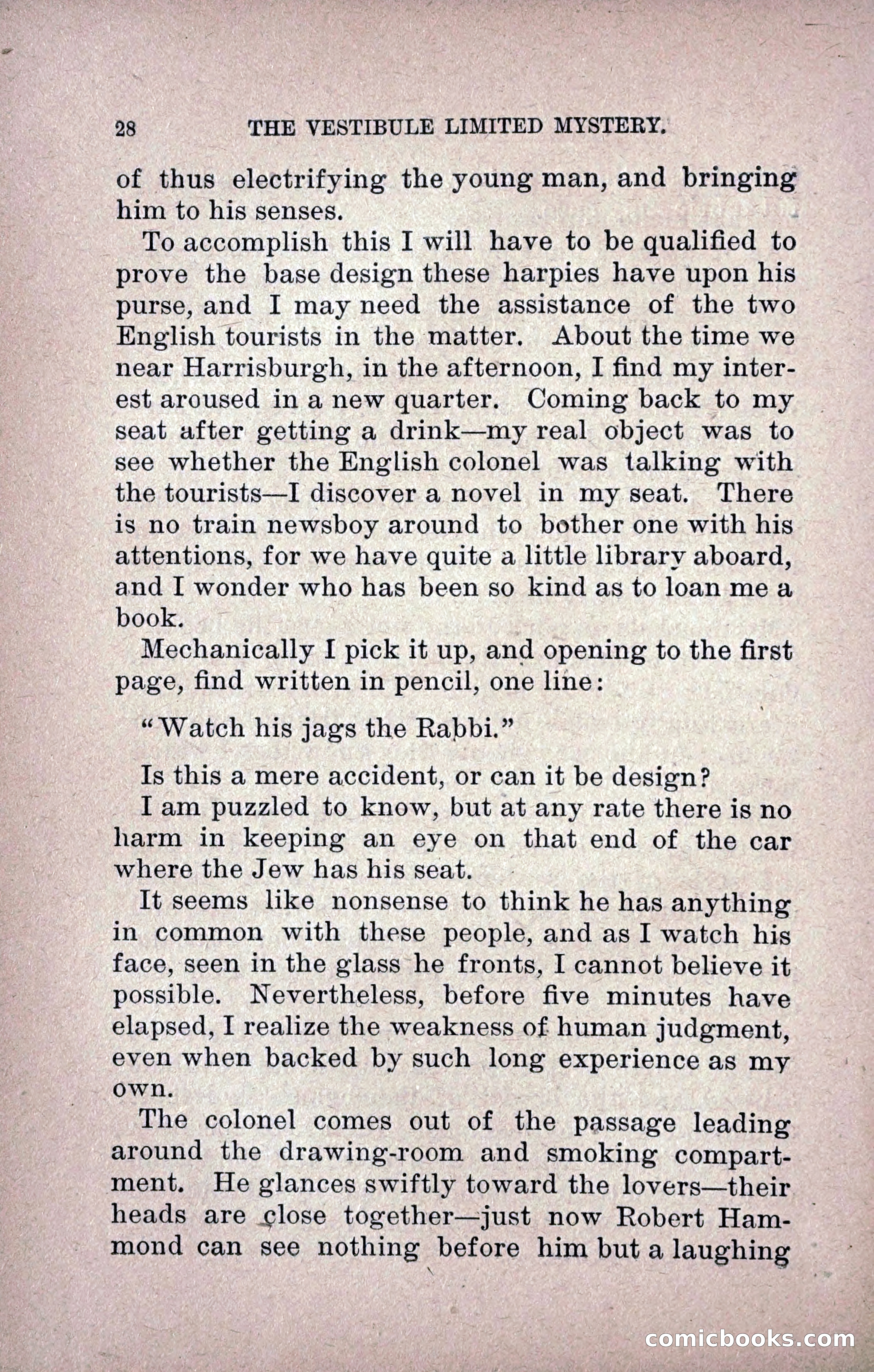 The Vestibule Limited Mystery — page 37 of 219