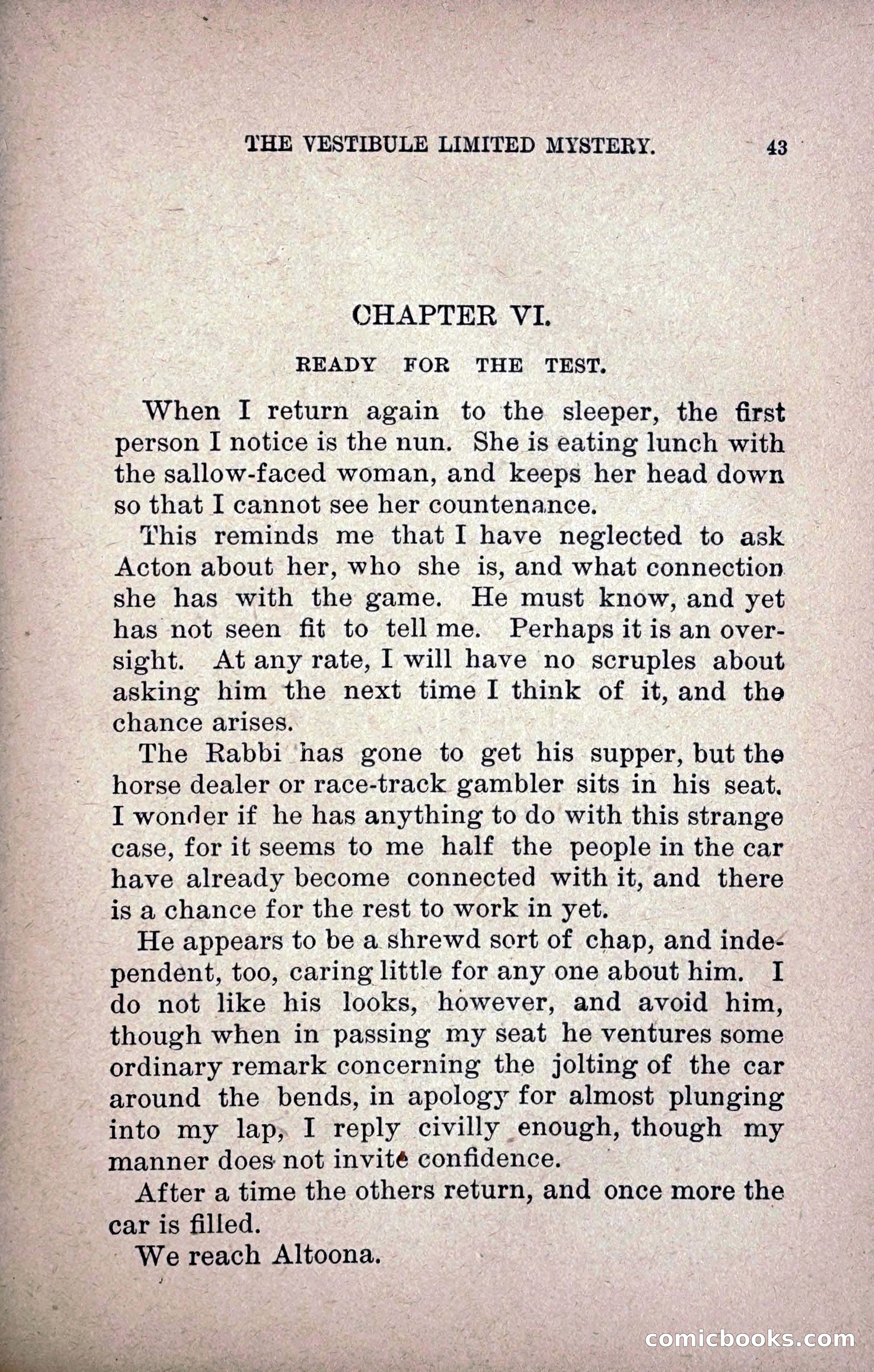 The Vestibule Limited Mystery — page 52 of 219