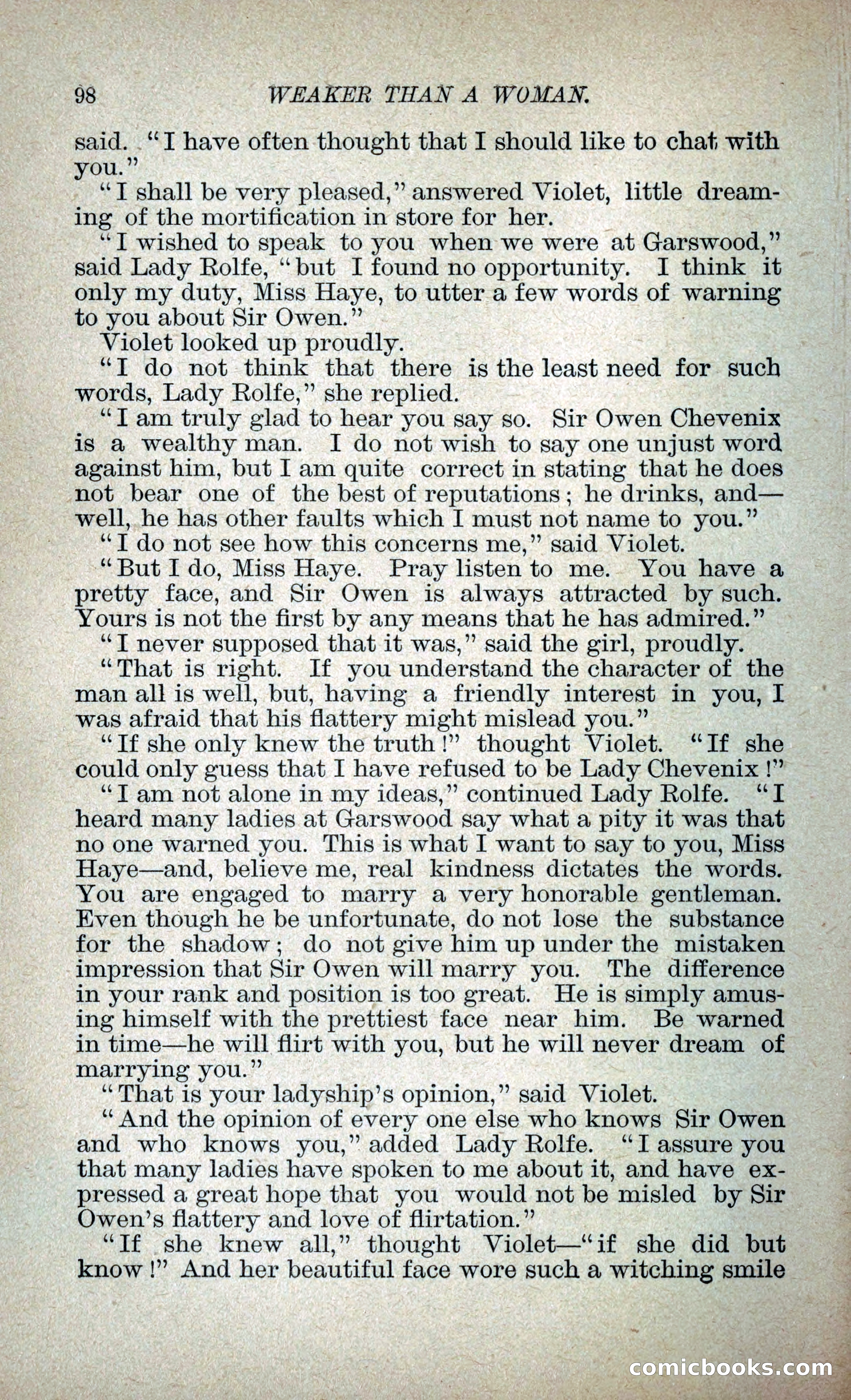 Weaker than a Woman — page 107 of 297