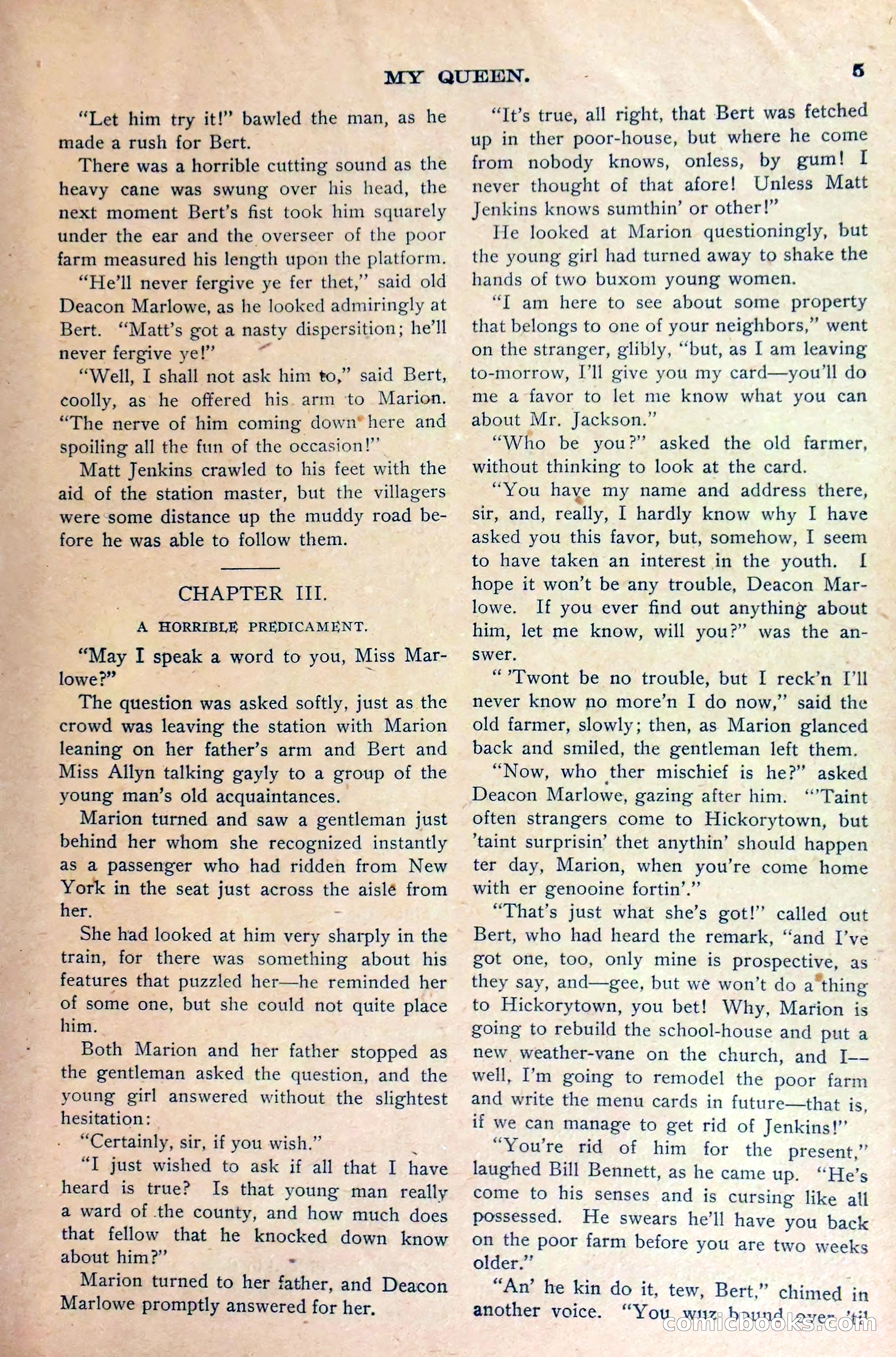 A Wonderful Secret, or Marion Marlowe's Discovery — page 8 of 36