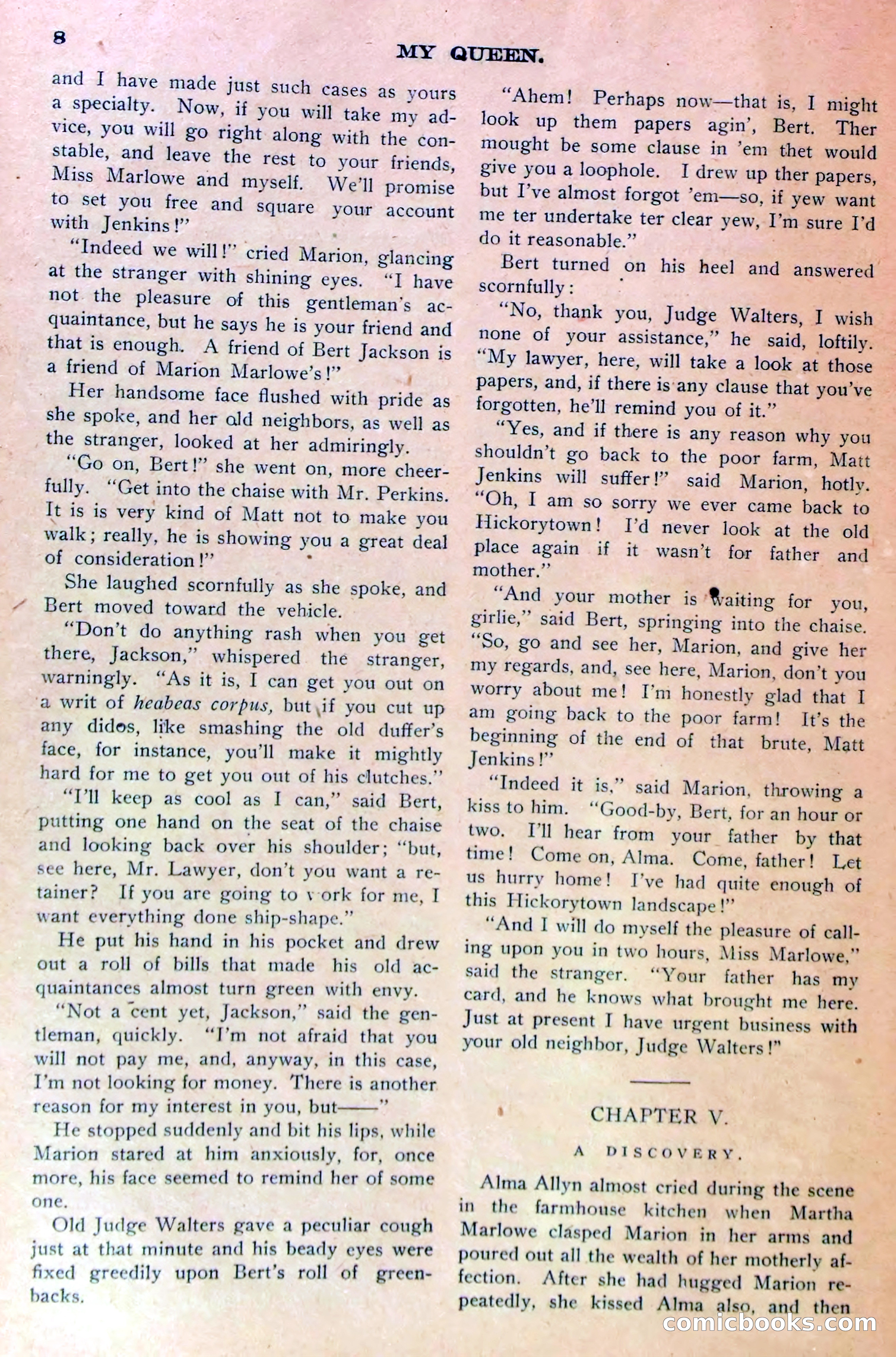 A Wonderful Secret, or Marion Marlowe's Discovery — page 11 of 36