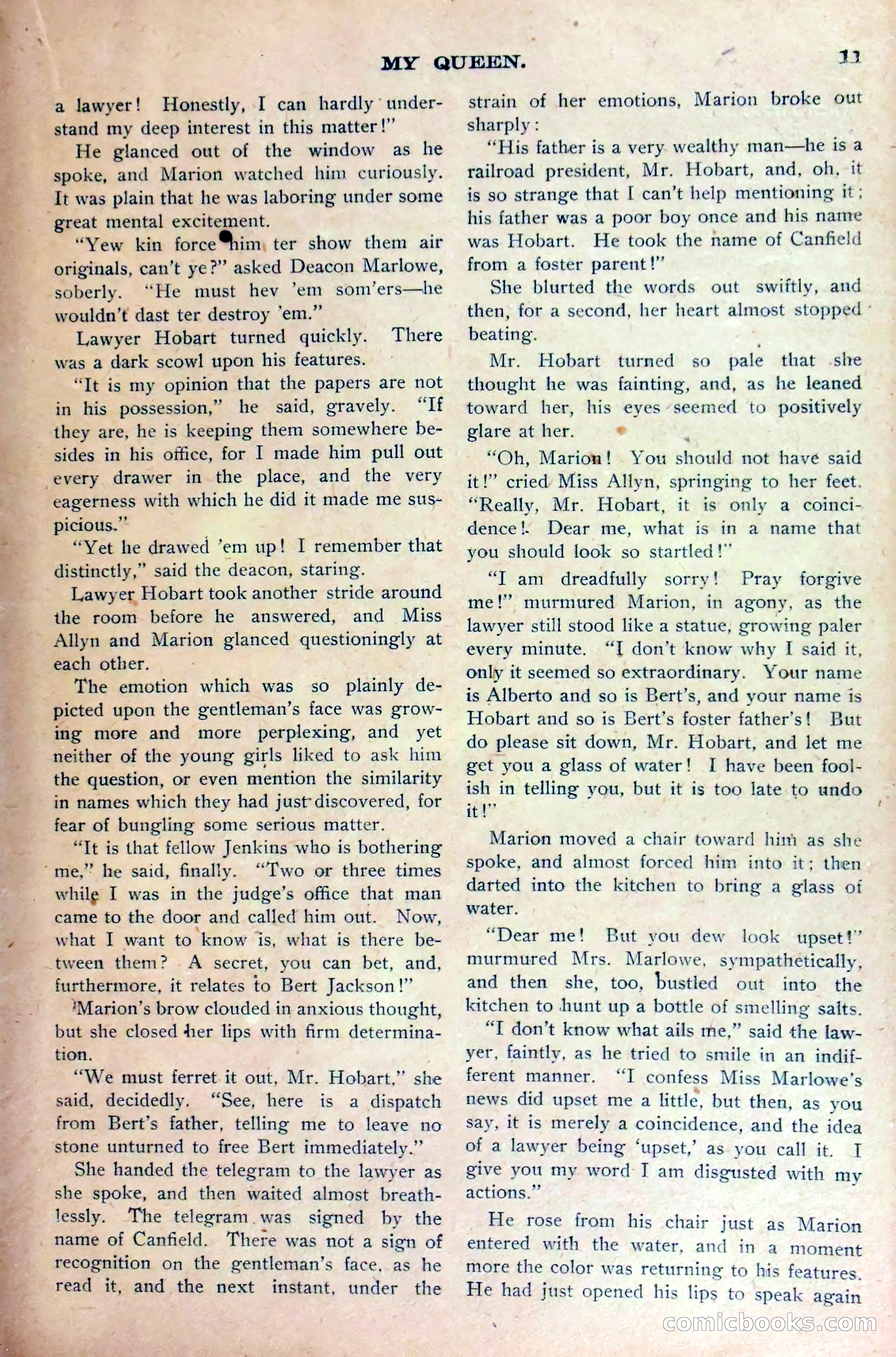 A Wonderful Secret, or Marion Marlowe's Discovery — page 14 of 36