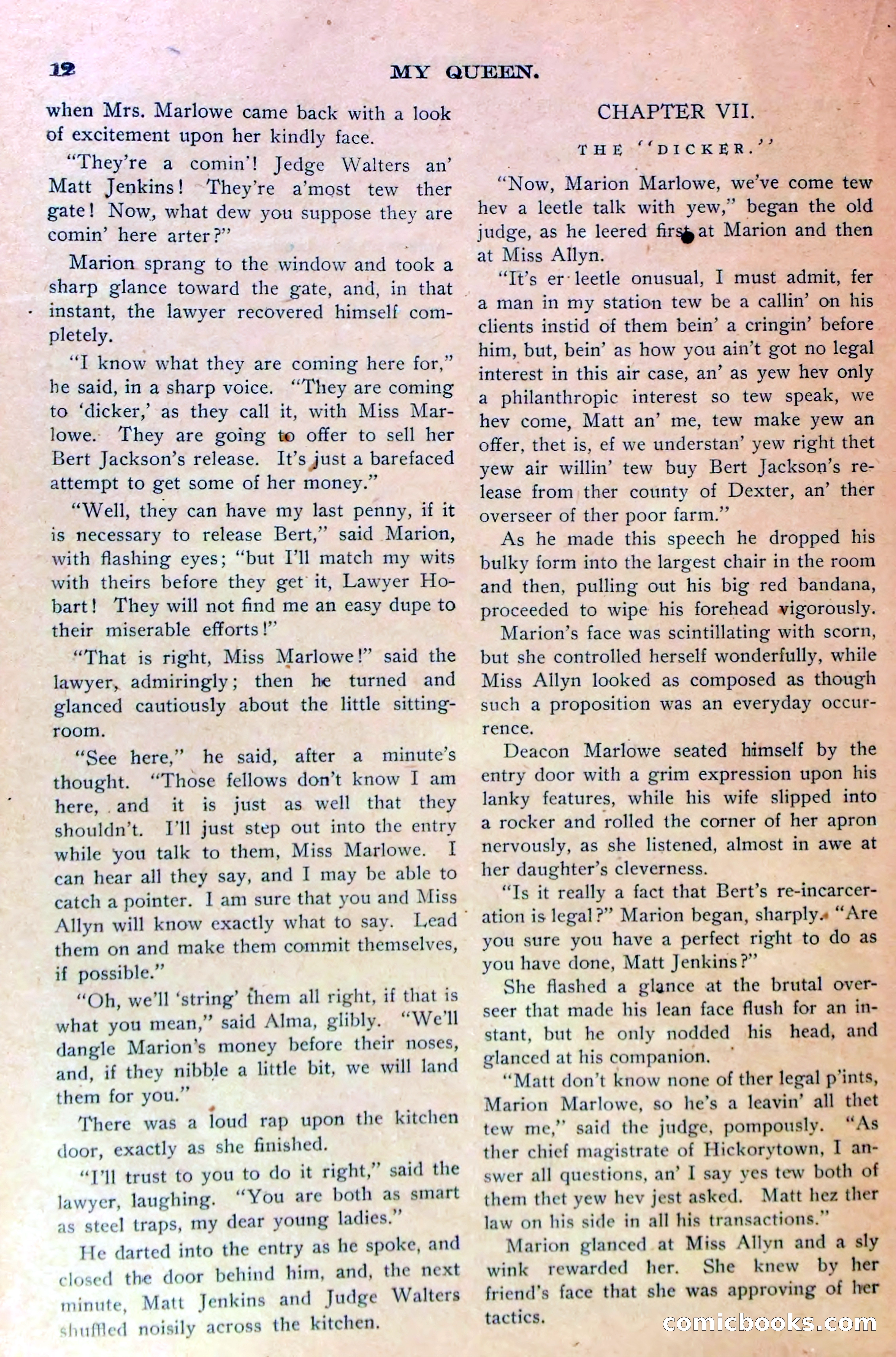 A Wonderful Secret, or Marion Marlowe's Discovery — page 15 of 36