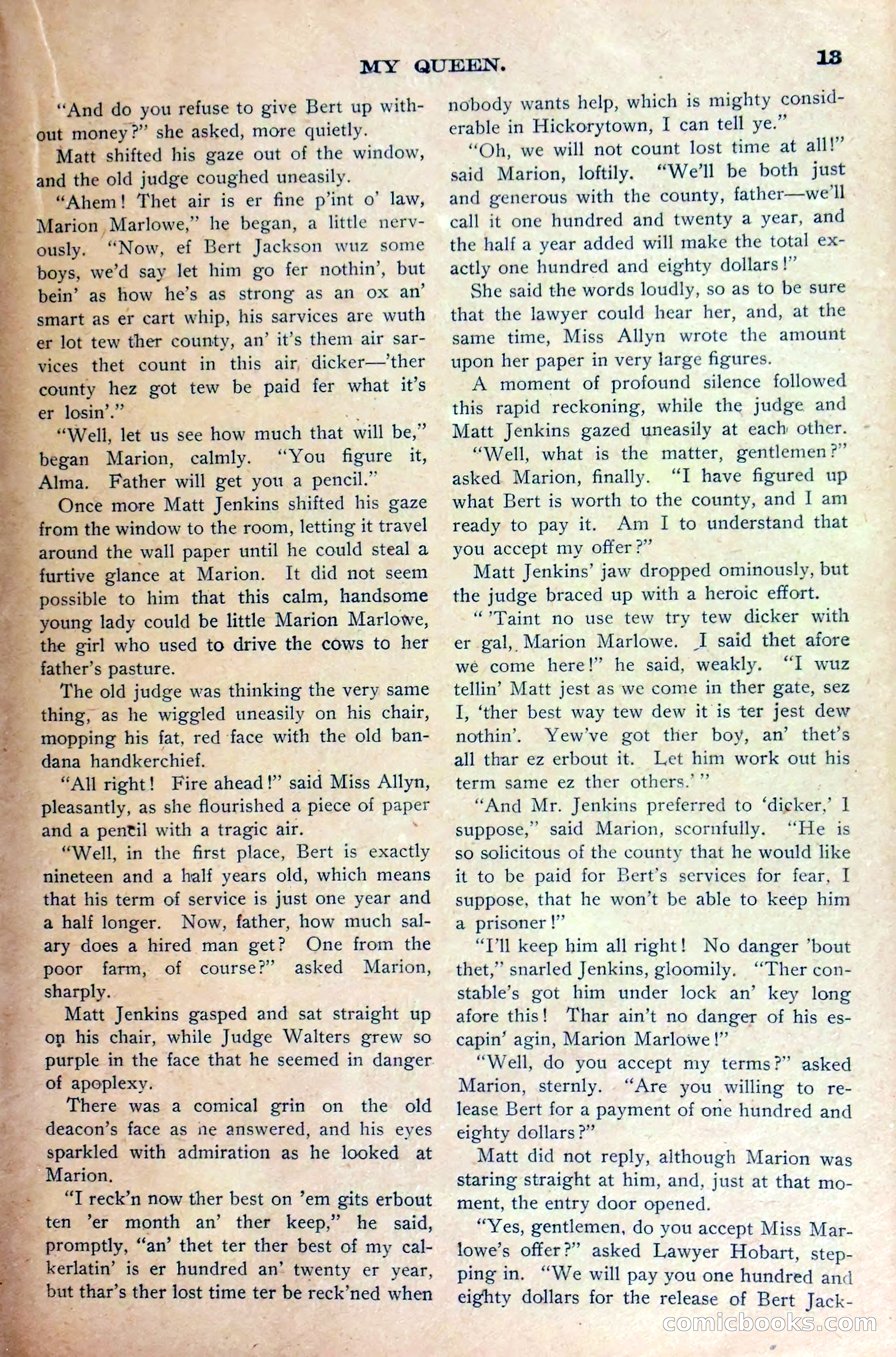 A Wonderful Secret, or Marion Marlowe's Discovery — page 16 of 36