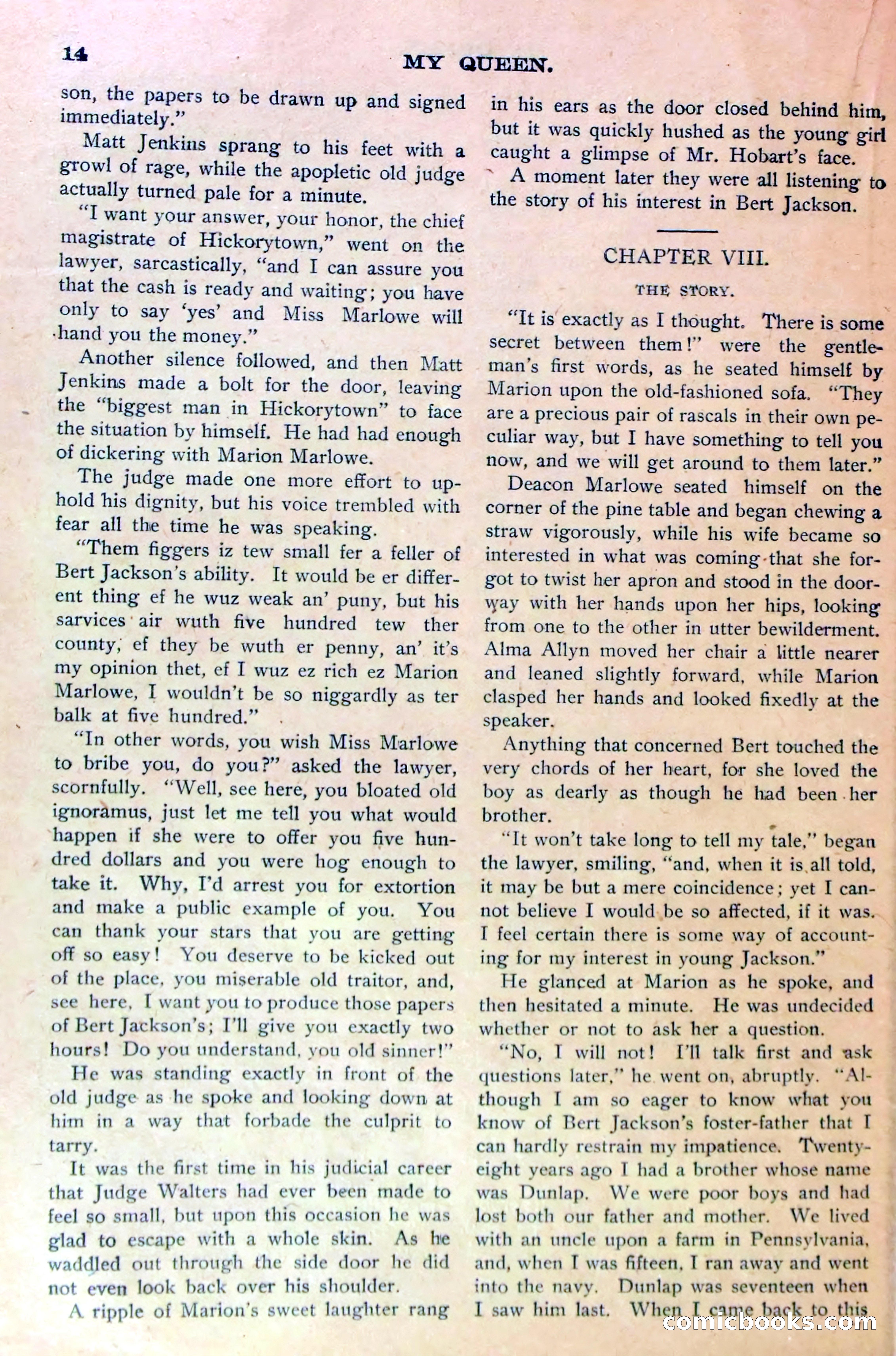 A Wonderful Secret, or Marion Marlowe's Discovery — page 17 of 36