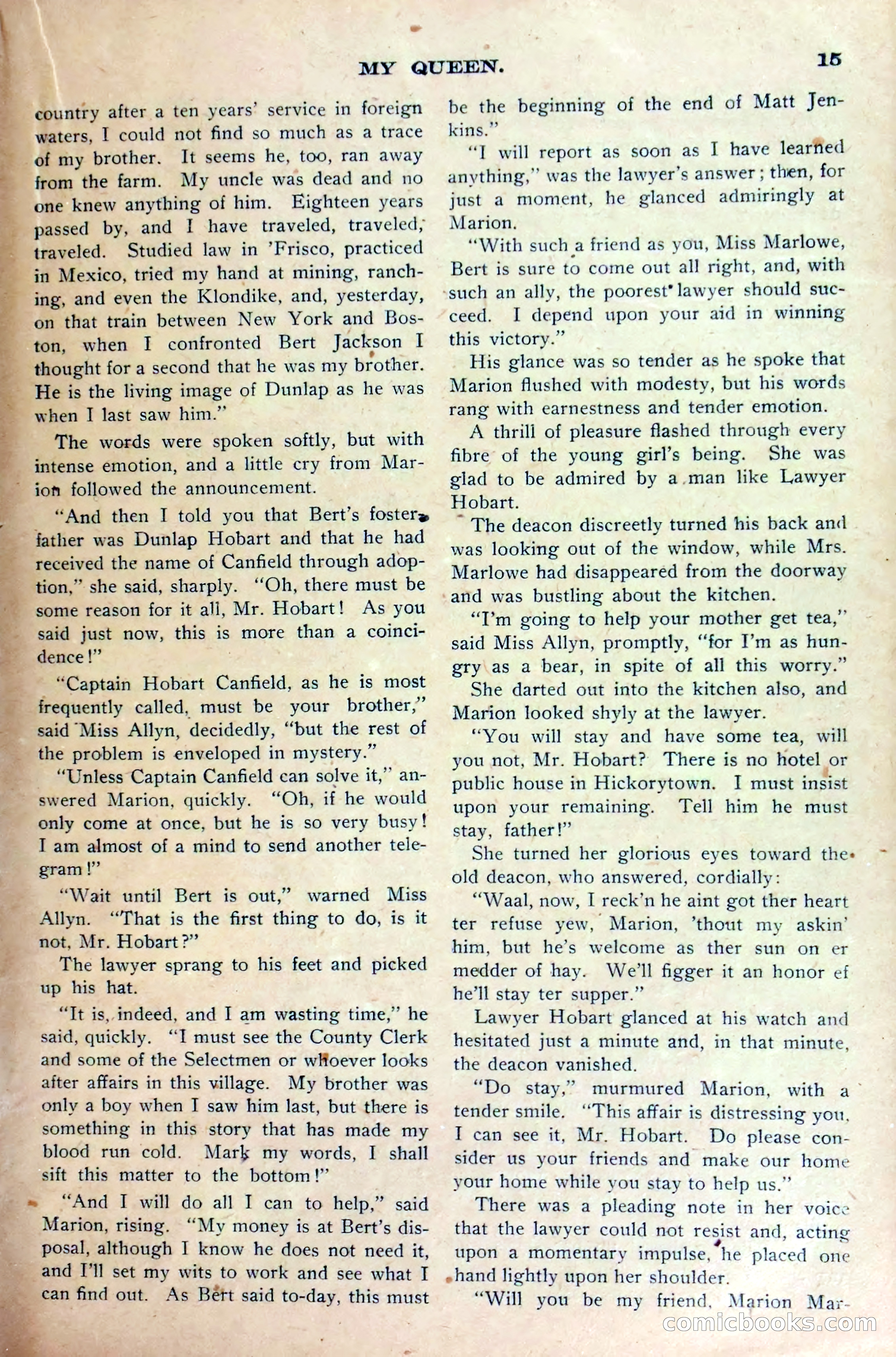 A Wonderful Secret, or Marion Marlowe's Discovery — page 18 of 36